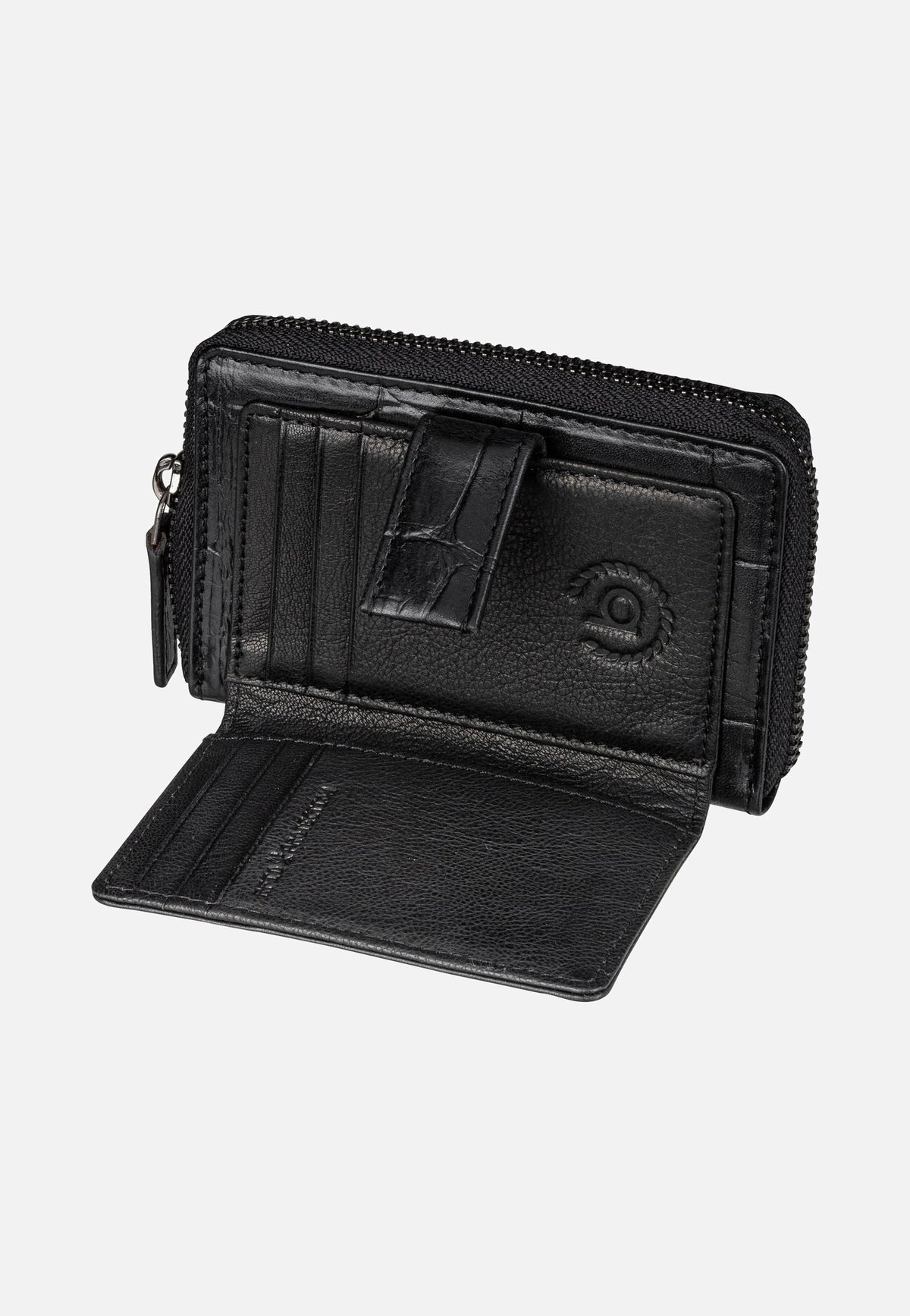 Bugatti Nevio Zip 5911 Schwarz Portemonnaie