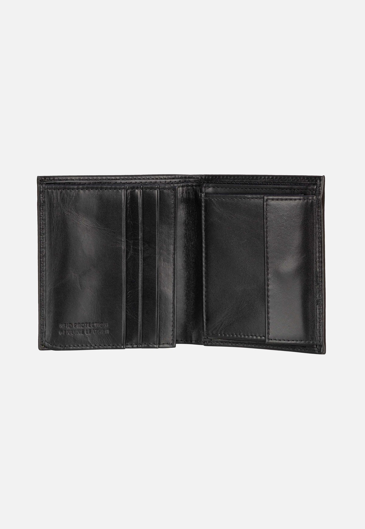 Bugatti Nobile Vertical Small with Flap Schwarz Portemonnaie