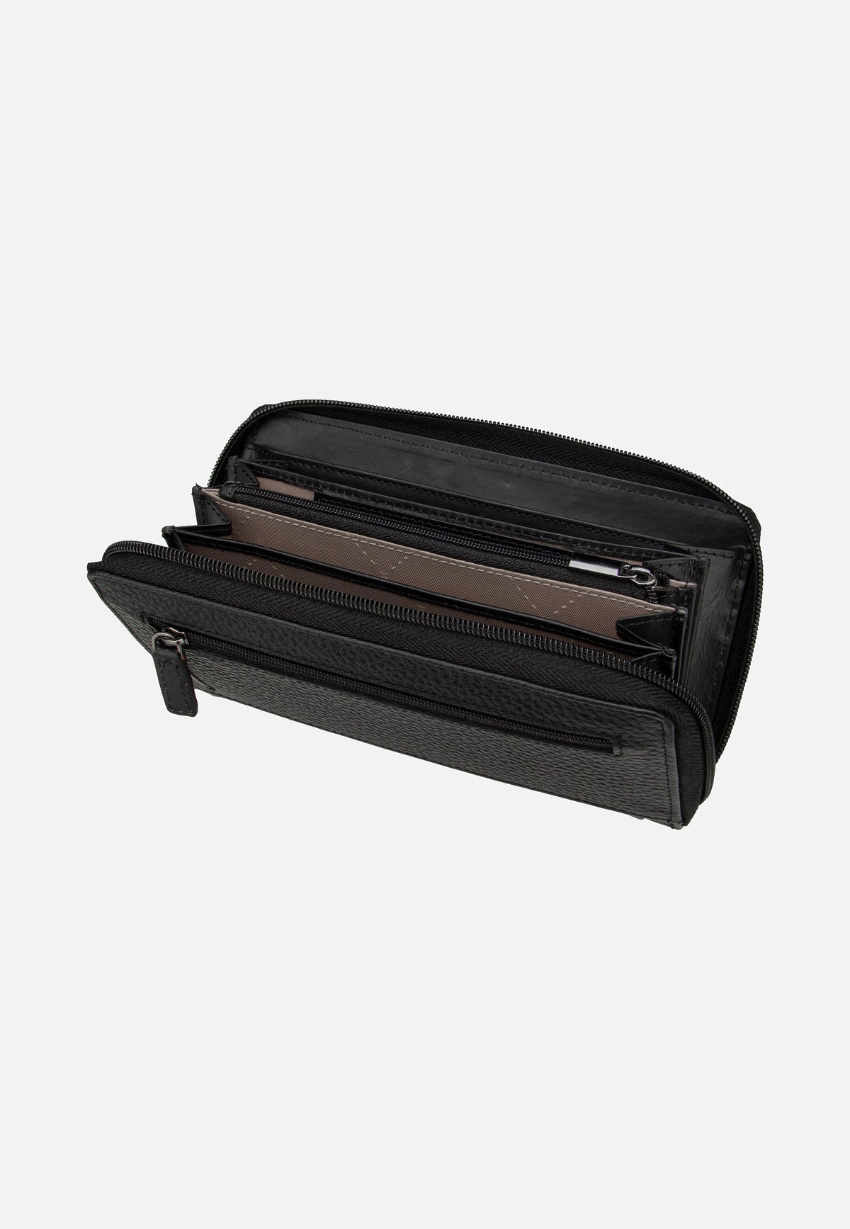 Bugatti Sina Ladies Long Zip Schwarz Portemonnaie
