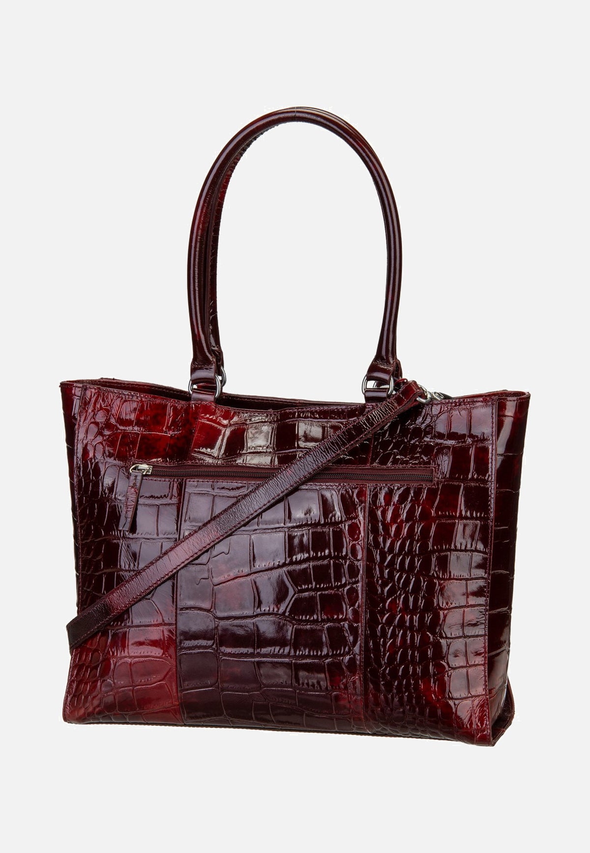 Burkely Cool Colbie 1000853 Burgundy Patent Laptop Bag