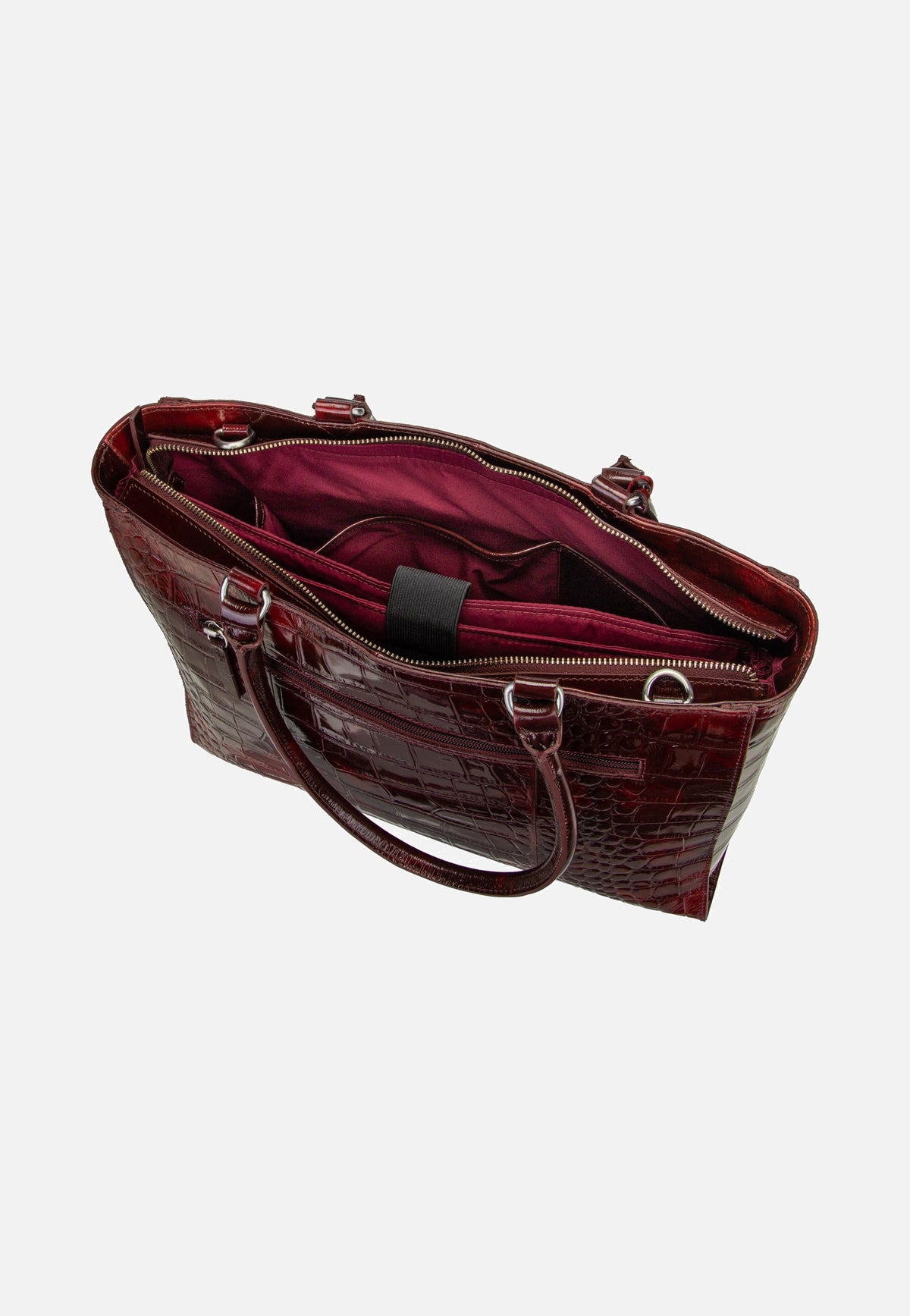 Burkely Cool Colbie 1000853 Burgundy Patent Laptop Bag