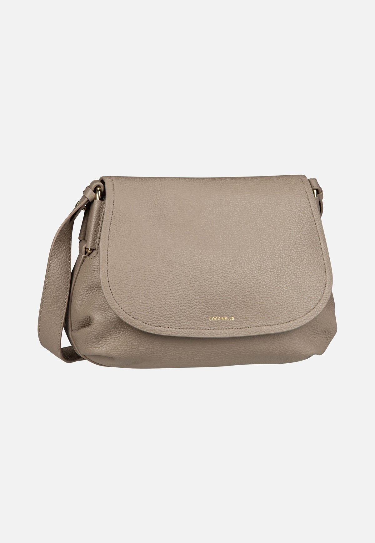 Coccinelle Rebekka 1501 Warm Taupe Saddle Bag