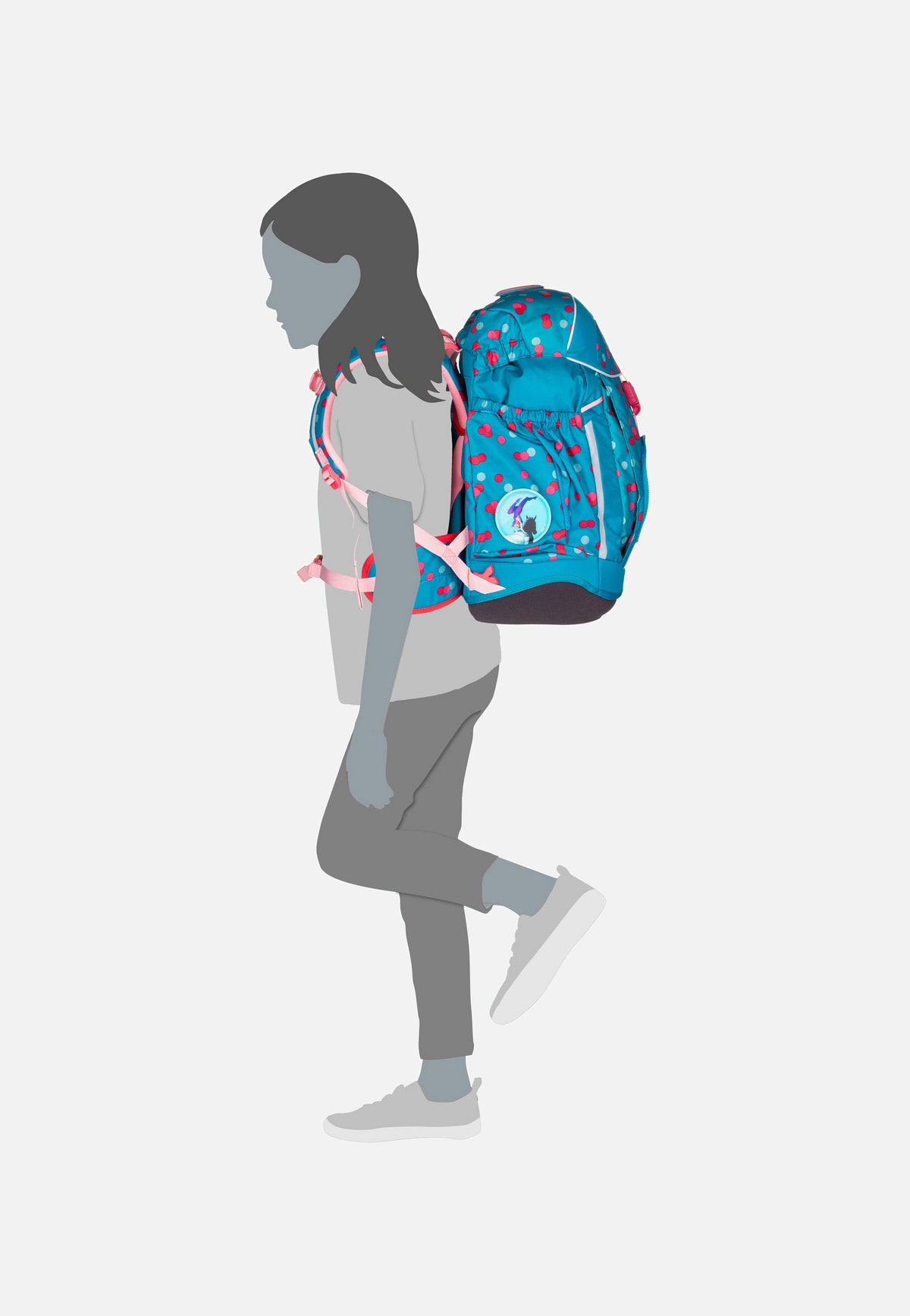 ergobag maxi Set LUMI PerlentauchBär Schulranzen
