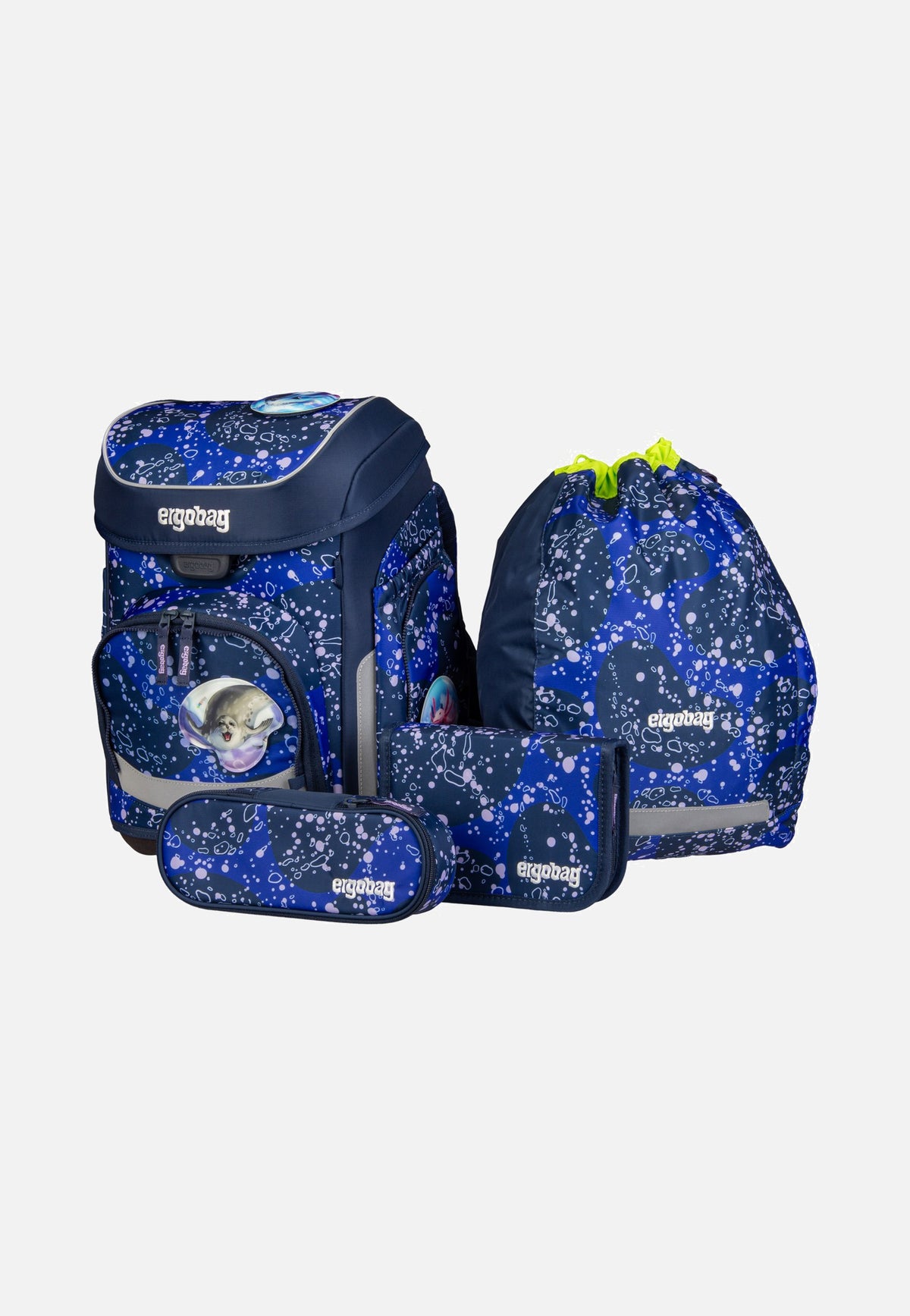 ergobag cubo Set OzeanBärwohner Schulranzen