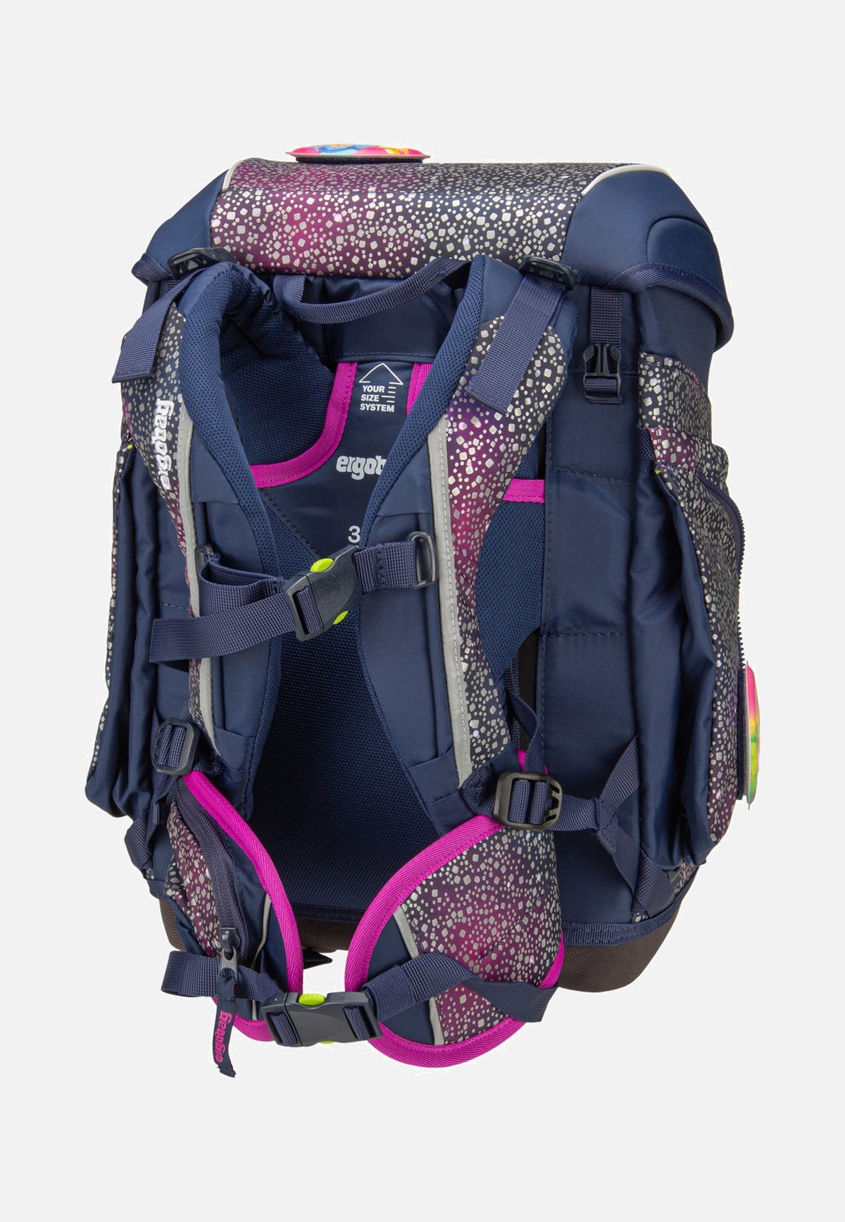 ergobag cubo Set SUPER REFLEX Bärlaxy Schulranzen