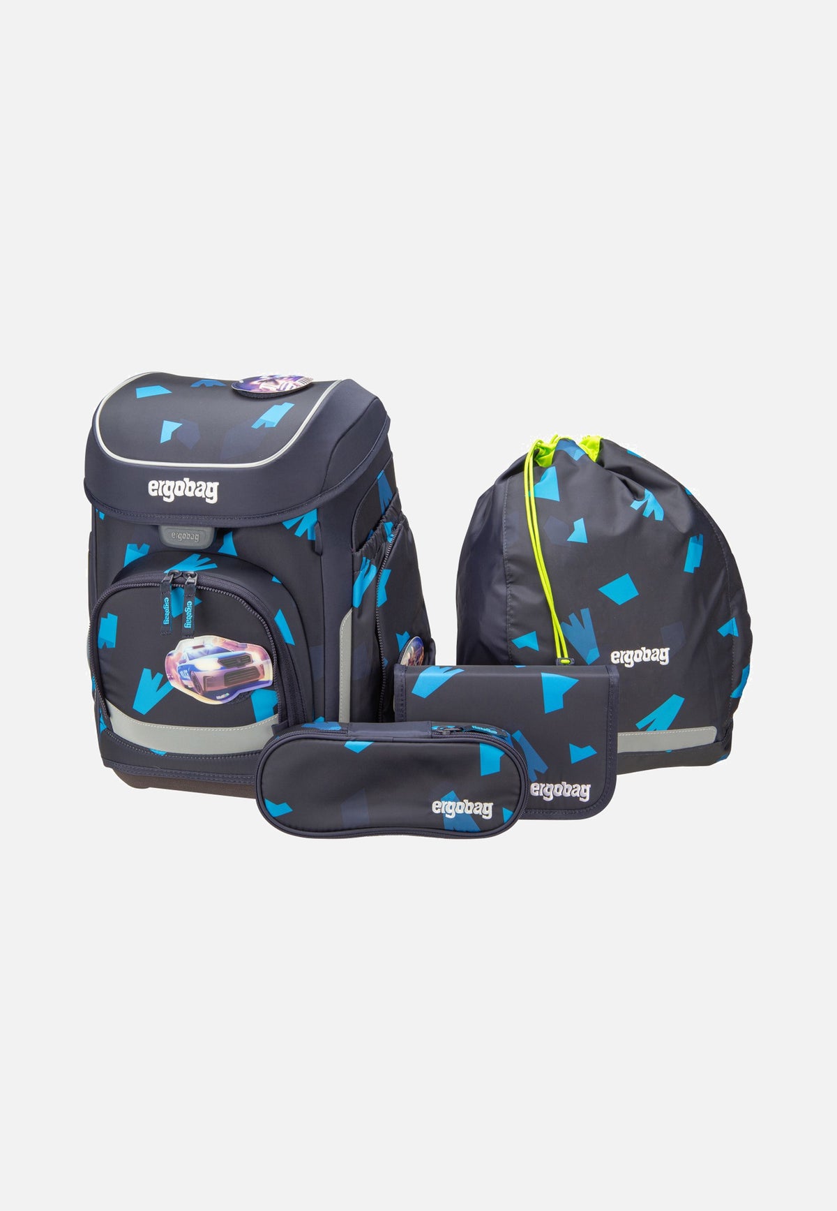ergobag cubo Set VerfolgBärjagd Schulranzen