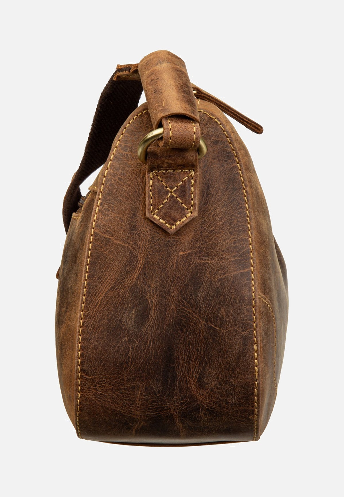 Greenburry Vintage Umhängetasche 1442 Sattelbraun Schultertasche
