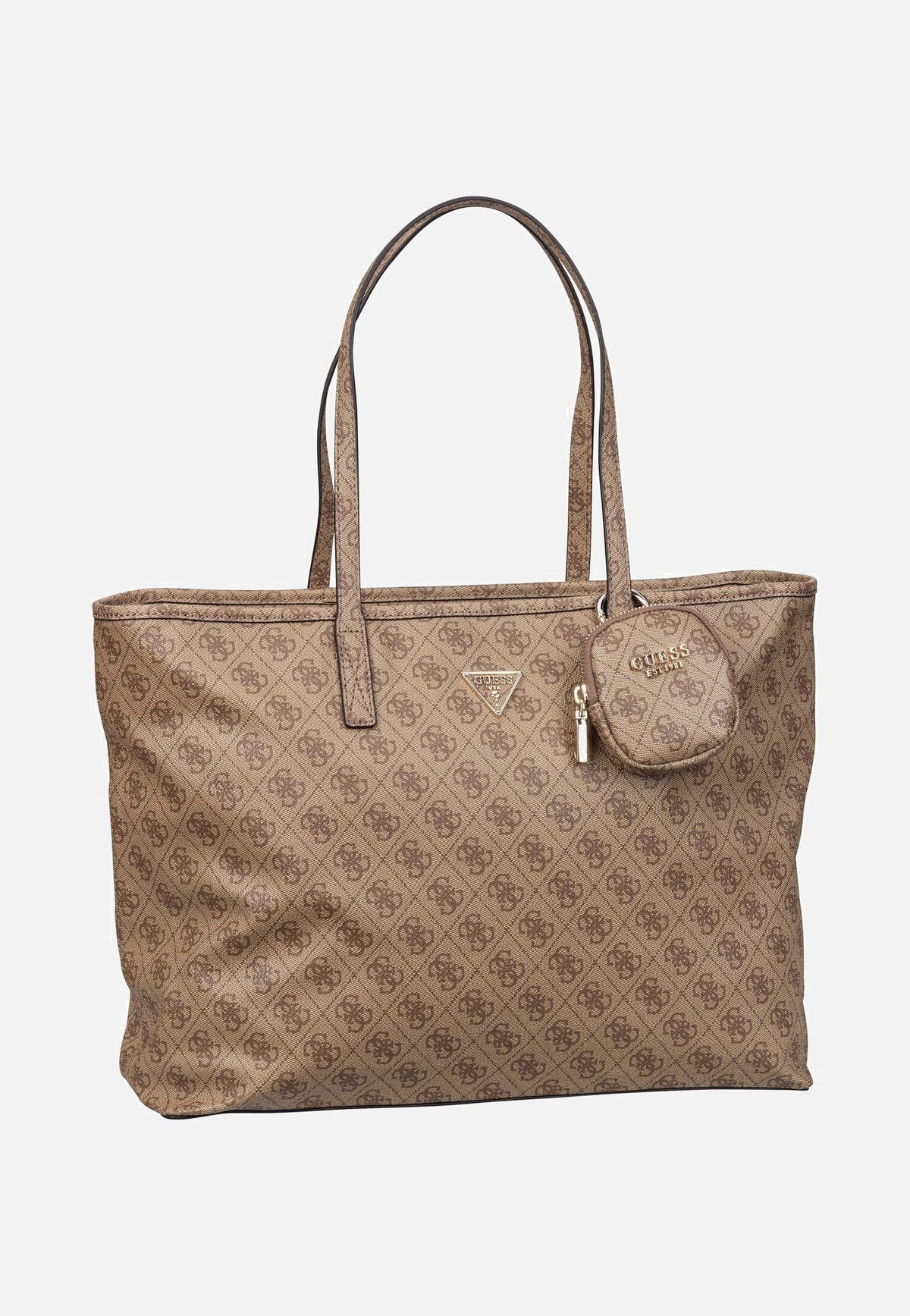 Guess Power Play II Large Tech TO 24240 Logo Latte Shopper