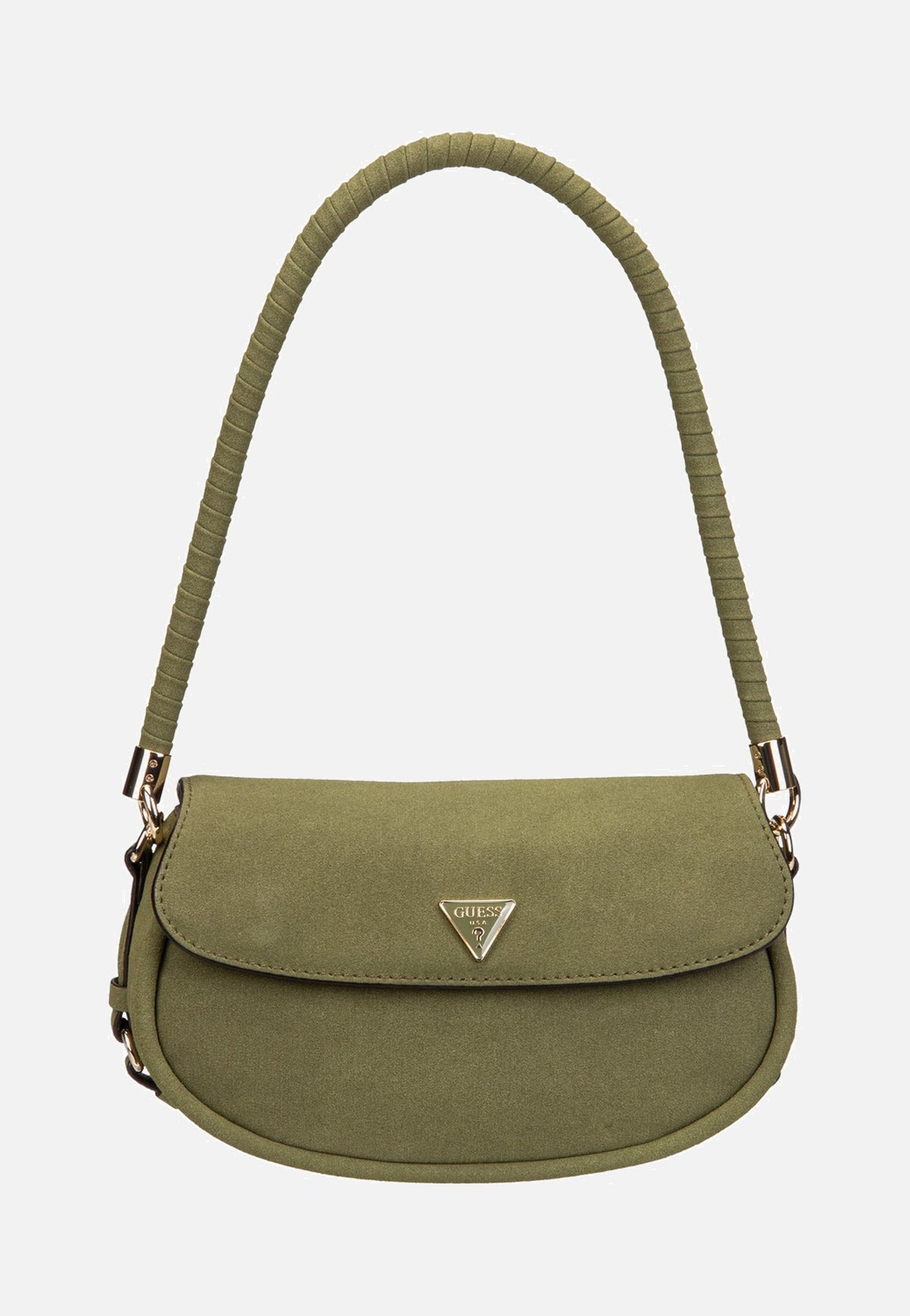 Guess Danya Flap Shoulder Olive Schultertasche