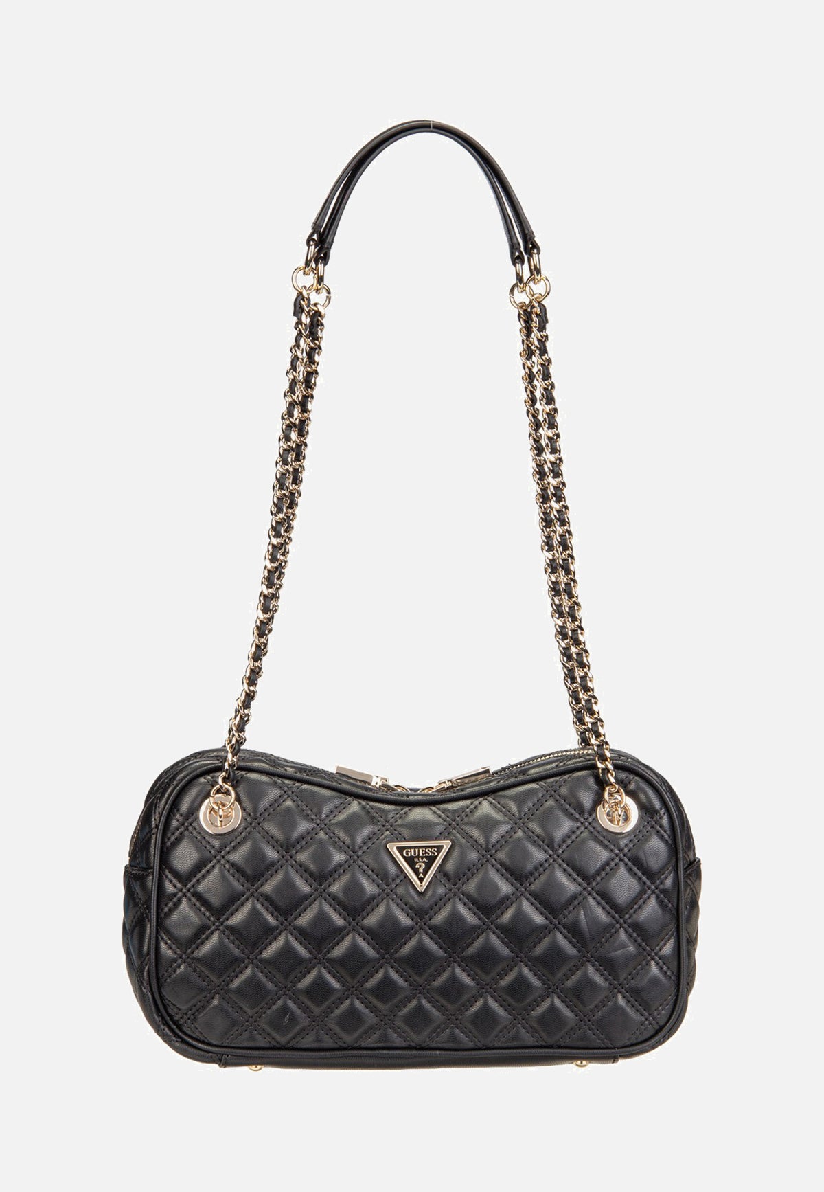 Guess Giully II Shoulder Satchel Black Satchel