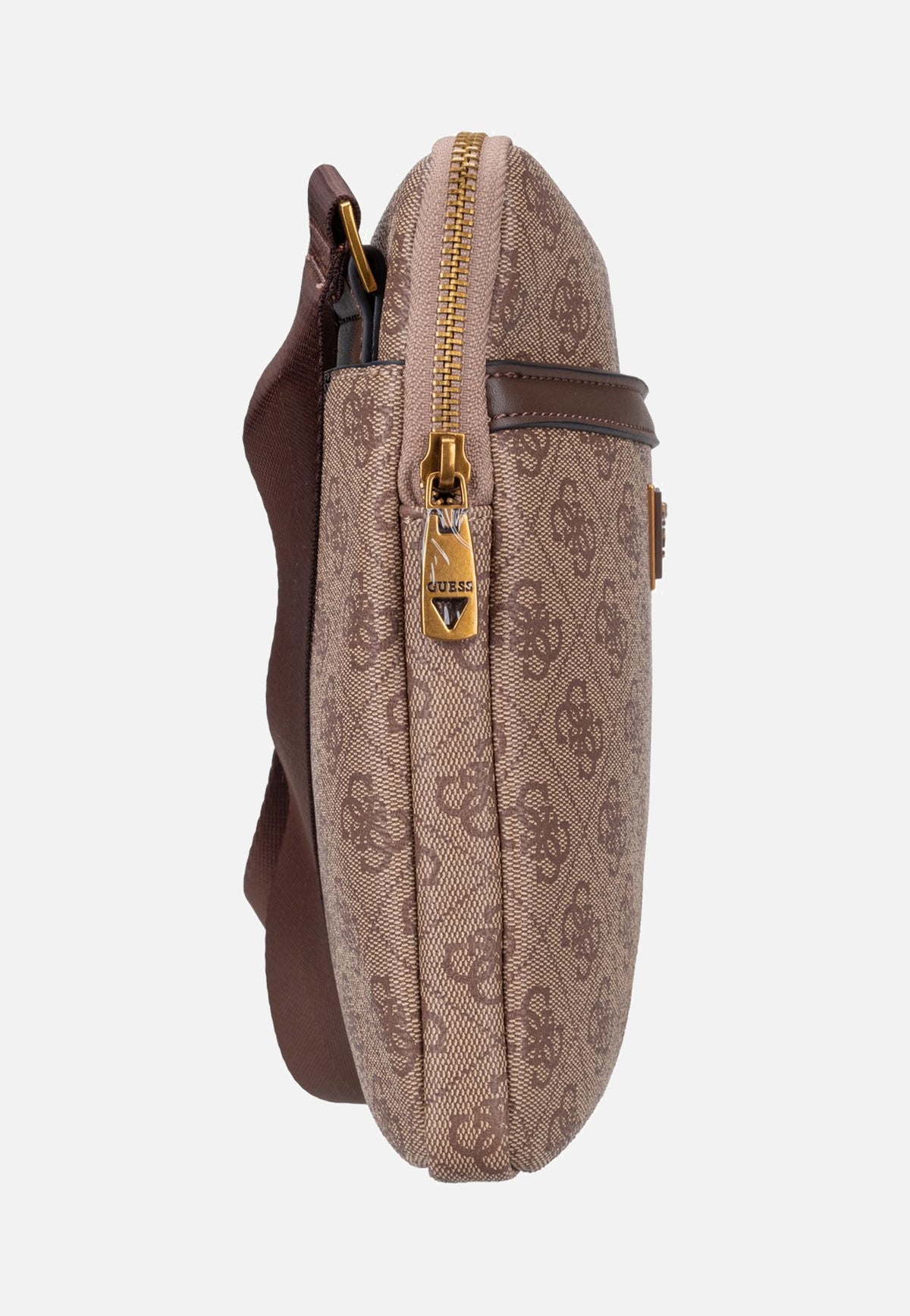 Guess Milano Crossbody Flat Beige/Brown Crossbody Bag