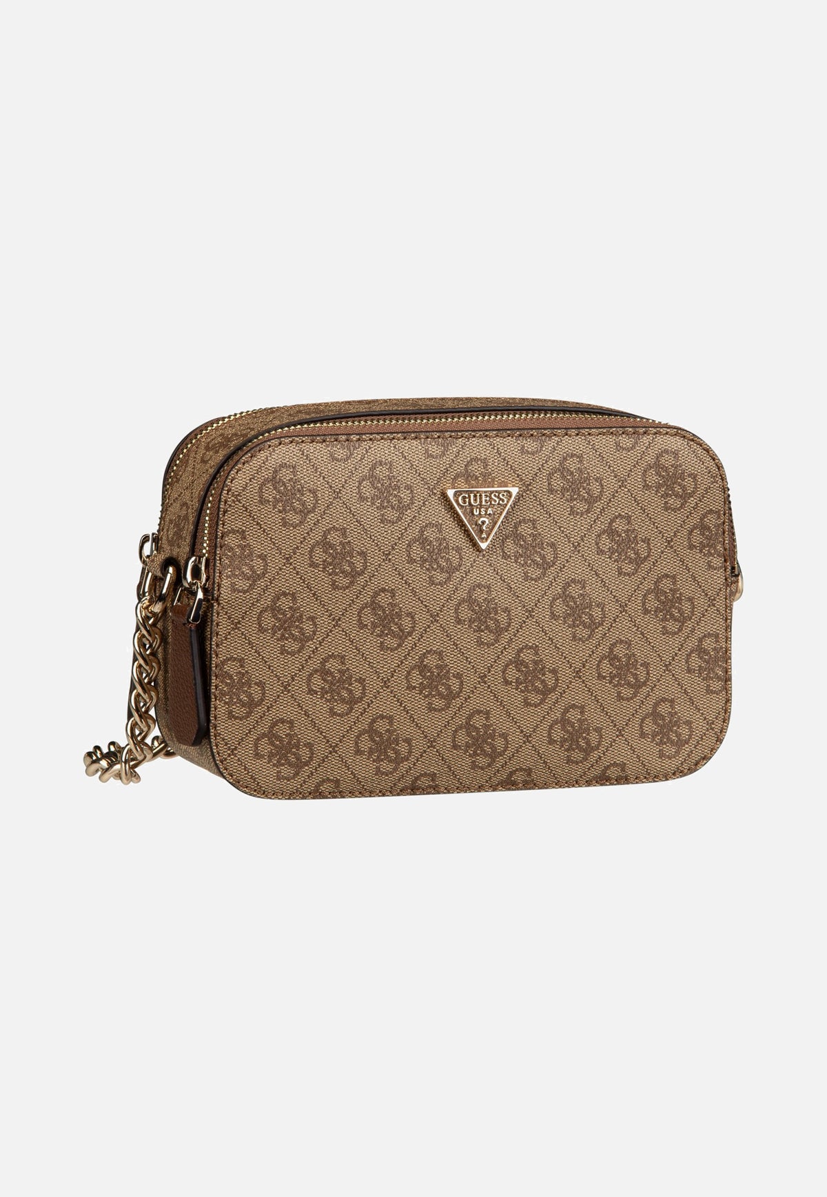 Guess Noelle II CB Camera Logo 72140 Latte Logo/Brown Umhängetasche