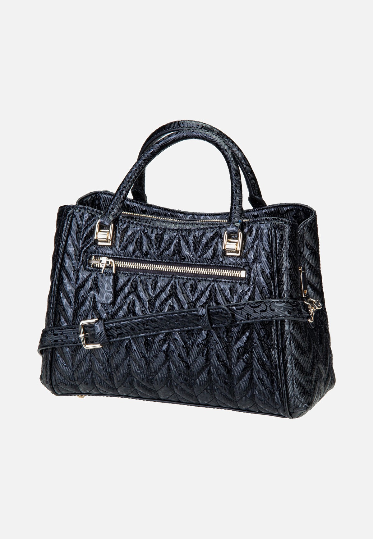Guess Stacey Girlfriend 41060 Black Satchel