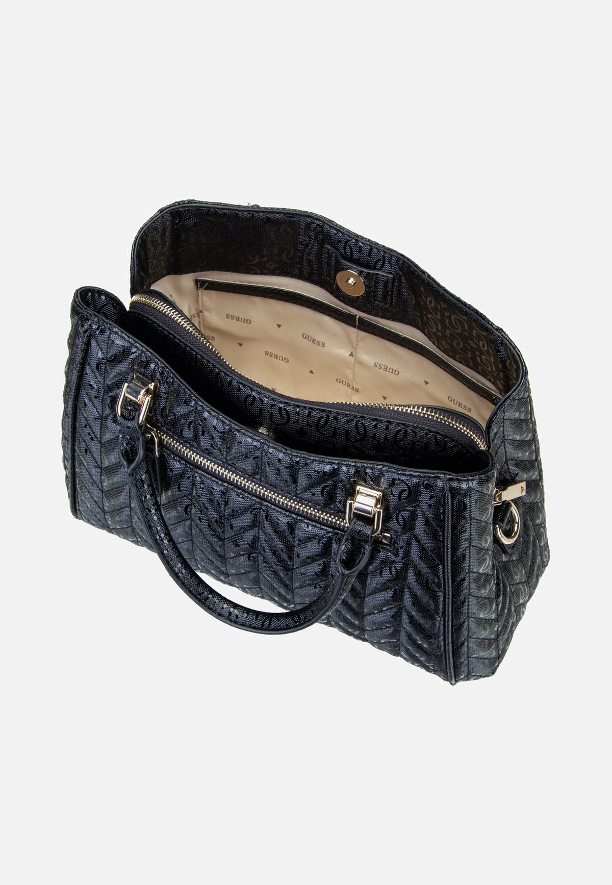 Guess Stacey Girlfriend 41060 Black Satchel