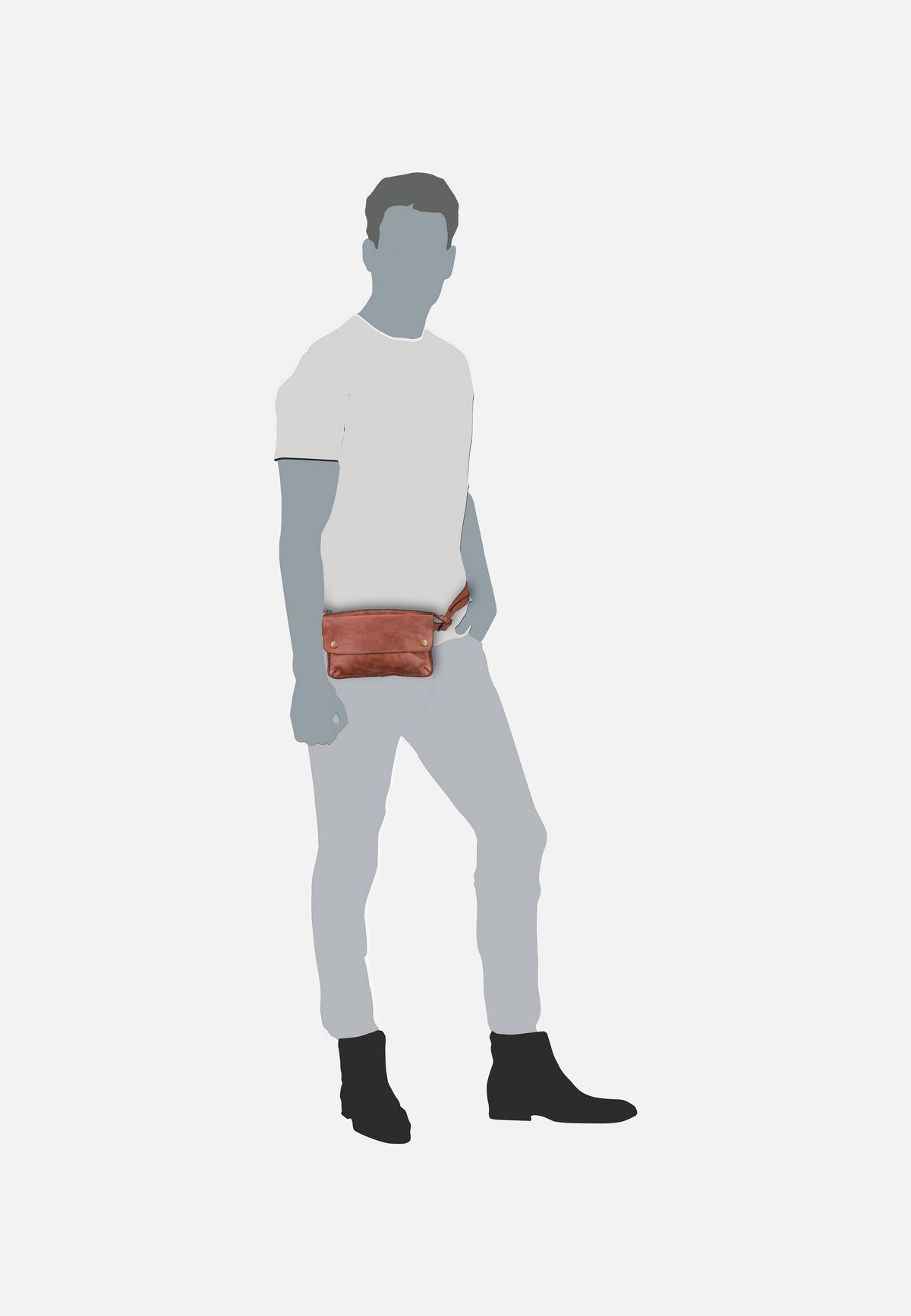Harold's Submarine 2859 S Cognac Bauchtasche