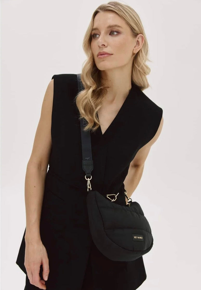 Hey Marly Lifetime Buddy S Black Crossbody Bag