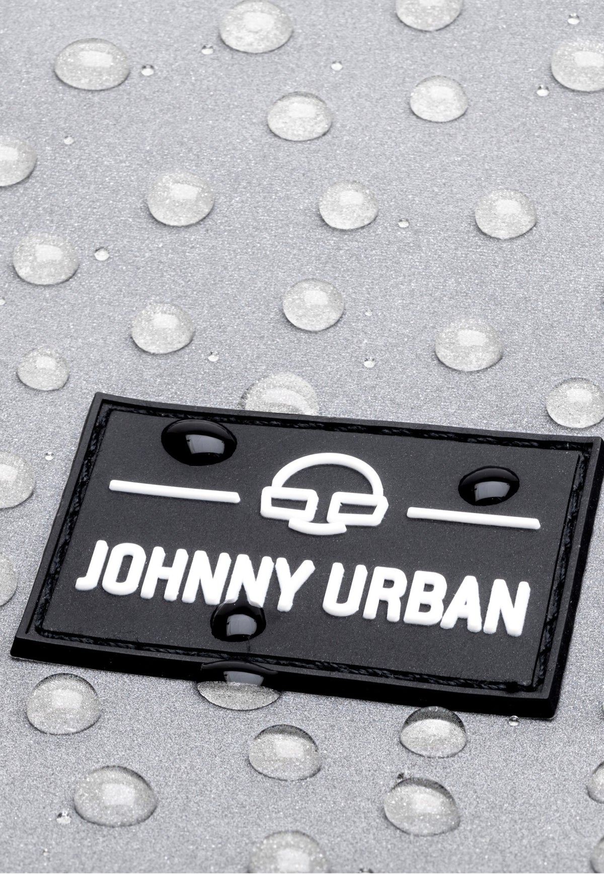 Johnny Urban Allen Medium Black Reflective Rolltop Rucksack