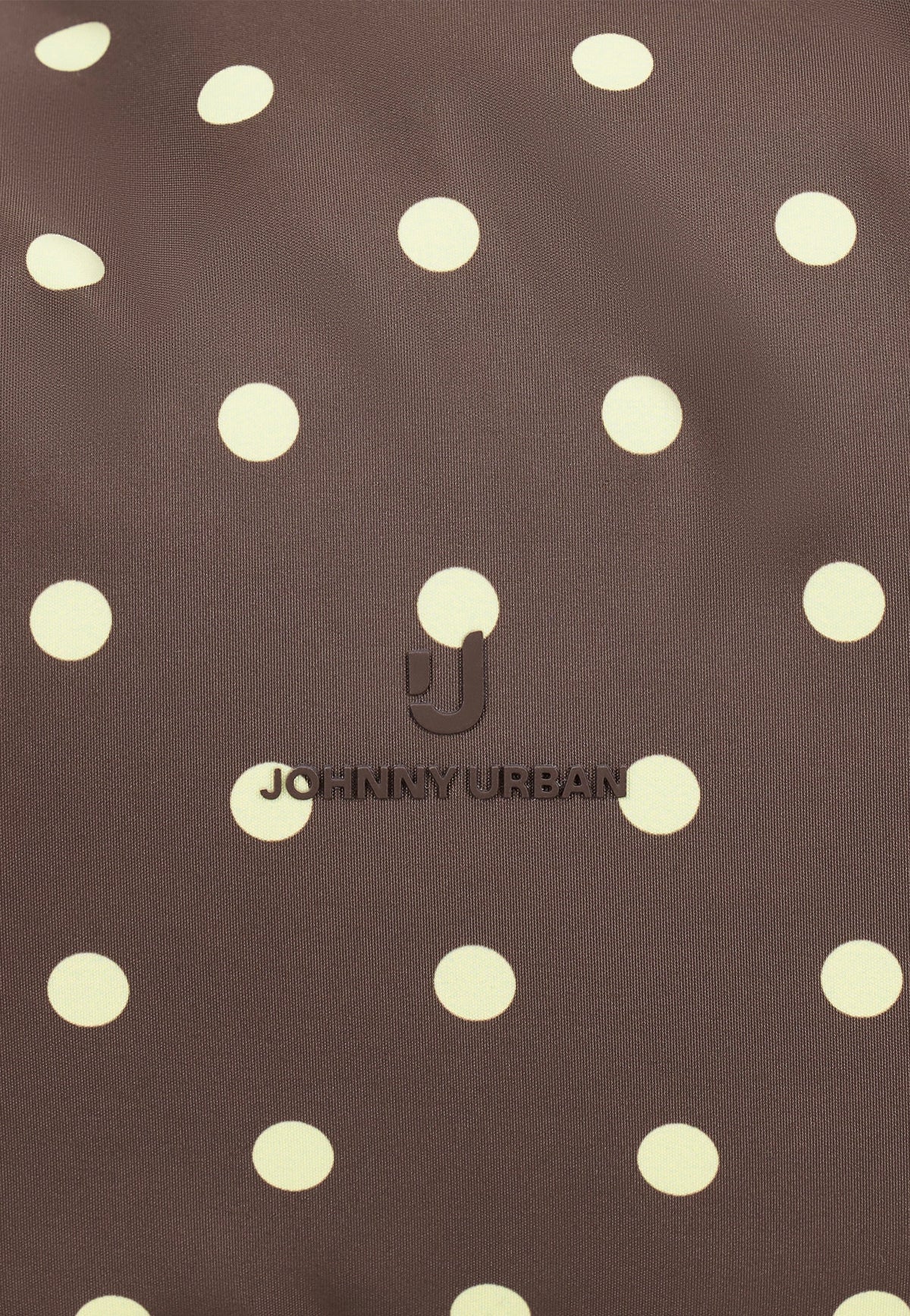 Johnny Urban Lou Large Brown Polka Dots Crossbody Bag