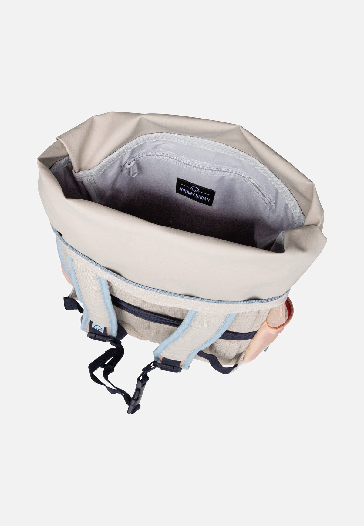 Johnny Urban Allen Medium Sand-Rosa Rolltop Rucksack