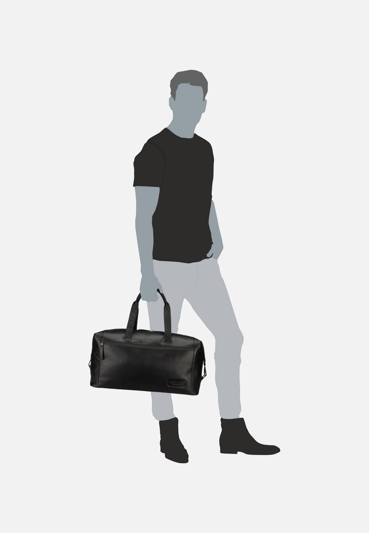 Jost Aarhus 9126 Schwarz Weekender