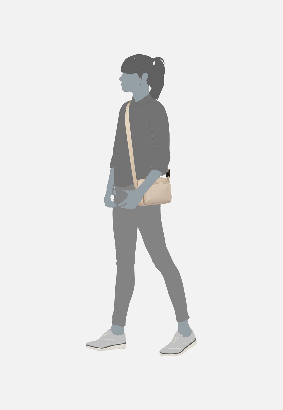 Kapten & Son Lulea Sandstone Crossbody Bag