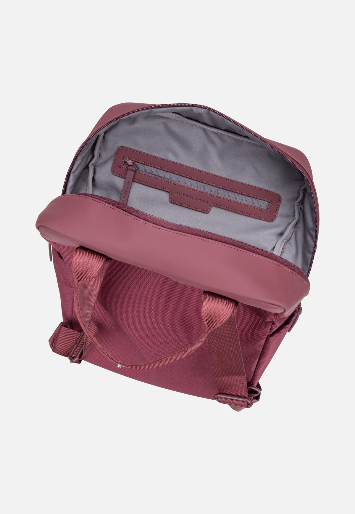 Kapten & Son Bergen Burgundy Rucksack