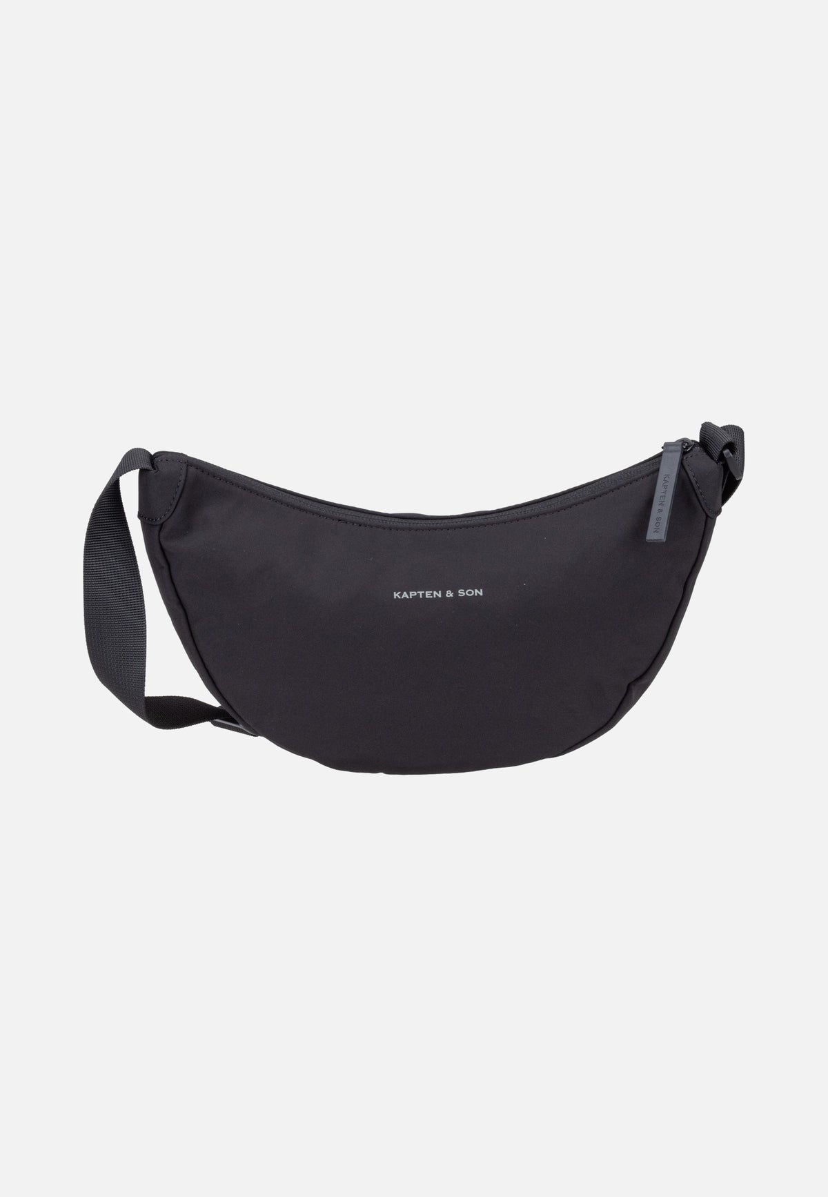 Kapten & Son Essential Moon Bag All Black Crossbody Bag