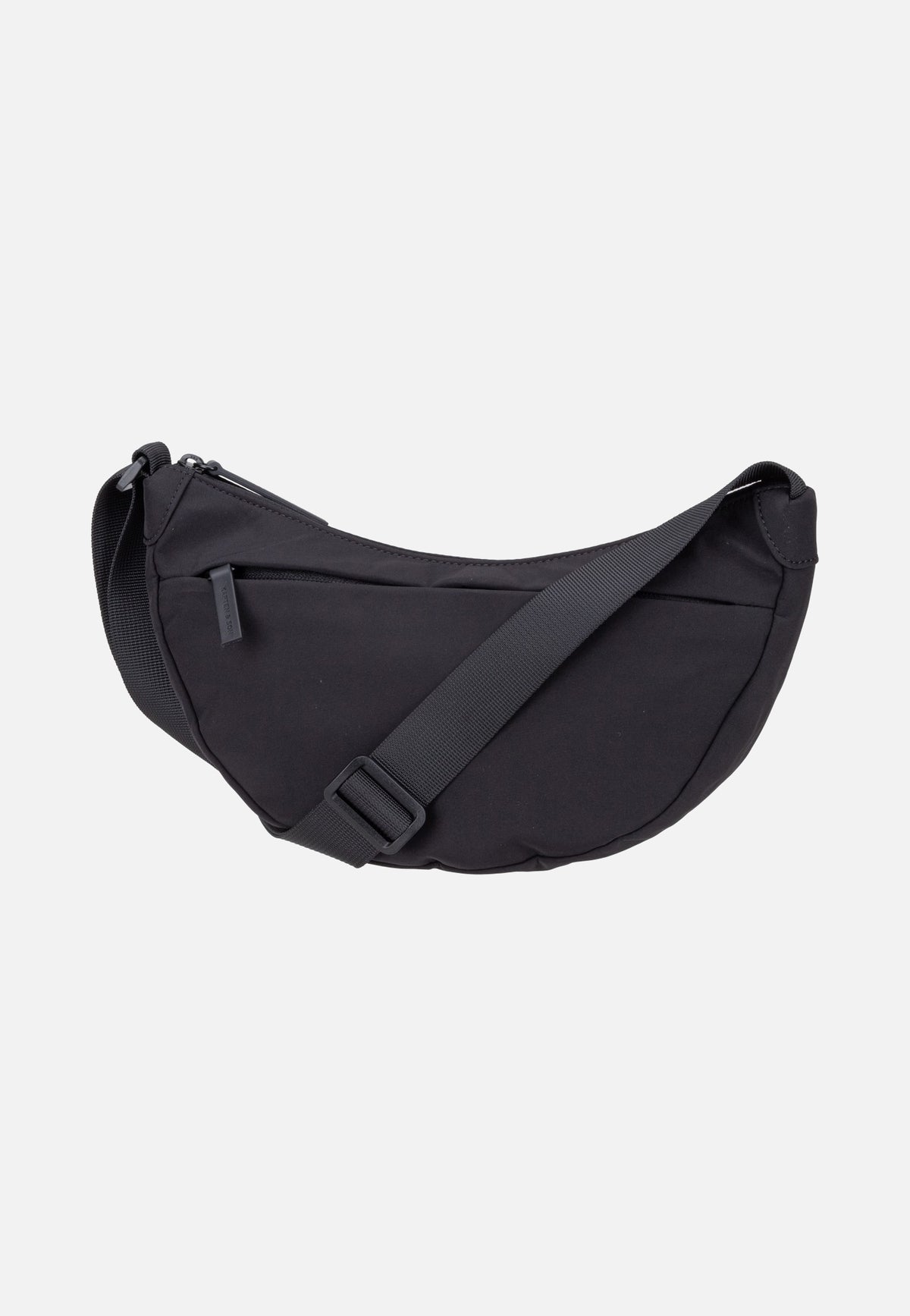 Kapten & Son Essential Moon Bag All Black Crossbody Bag