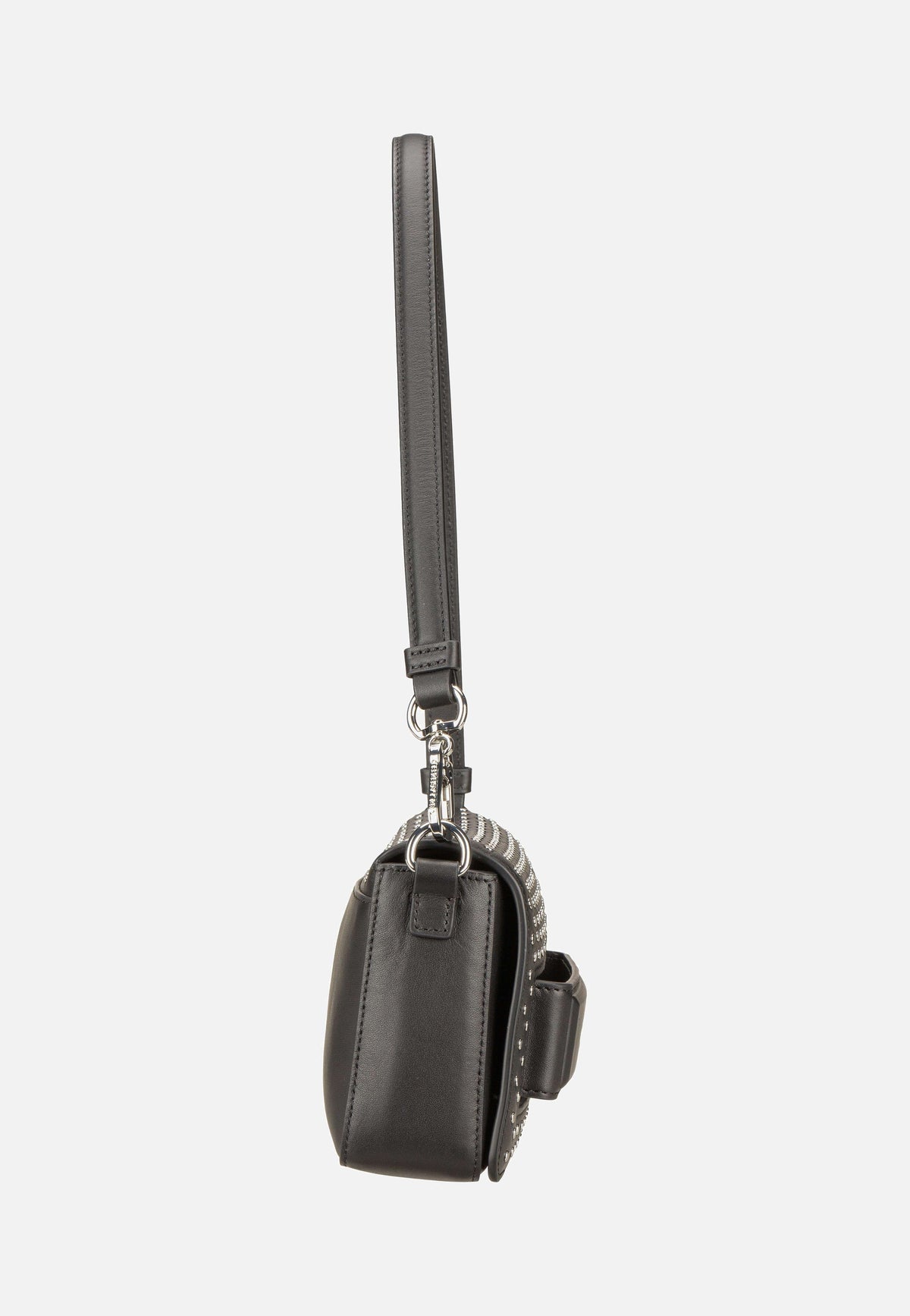 Karl Lagerfeld Ikon/K Soft Shoulderbag Studs Black Embellishment Evening Bag