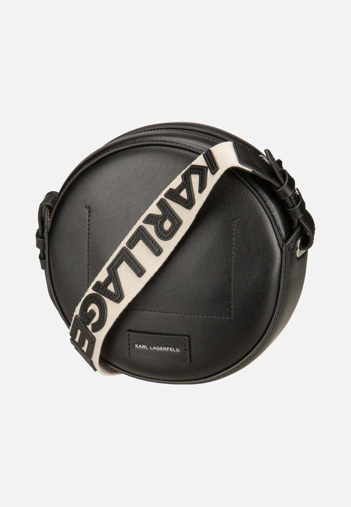 Karl Lagerfeld K/Circle Round CB  Perforated Black Umhängetasche