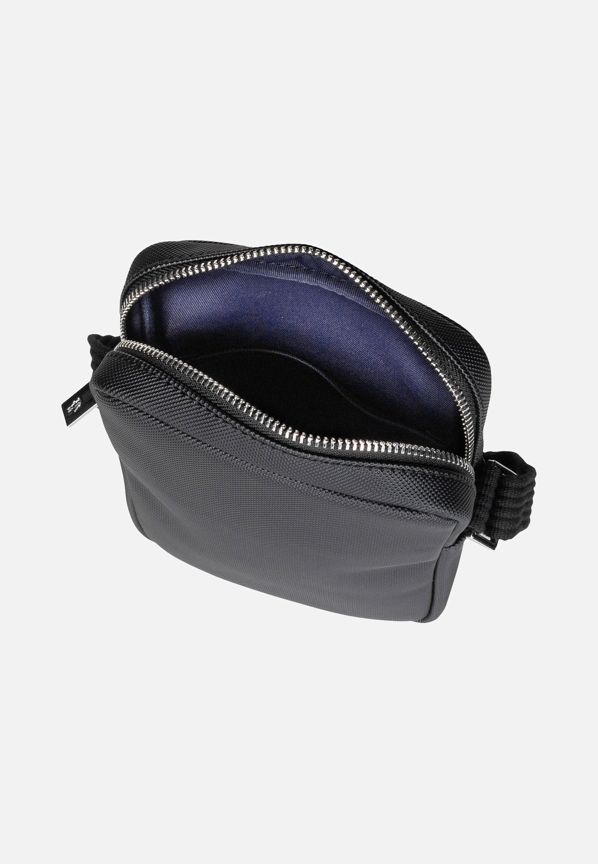 Lacoste Men's Classic Slimline NH4422H Black Crossbody Bag