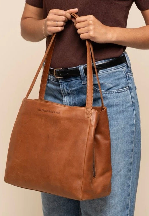 The Chesterfield Brand Lioren 1450 Cognac Schultertasche