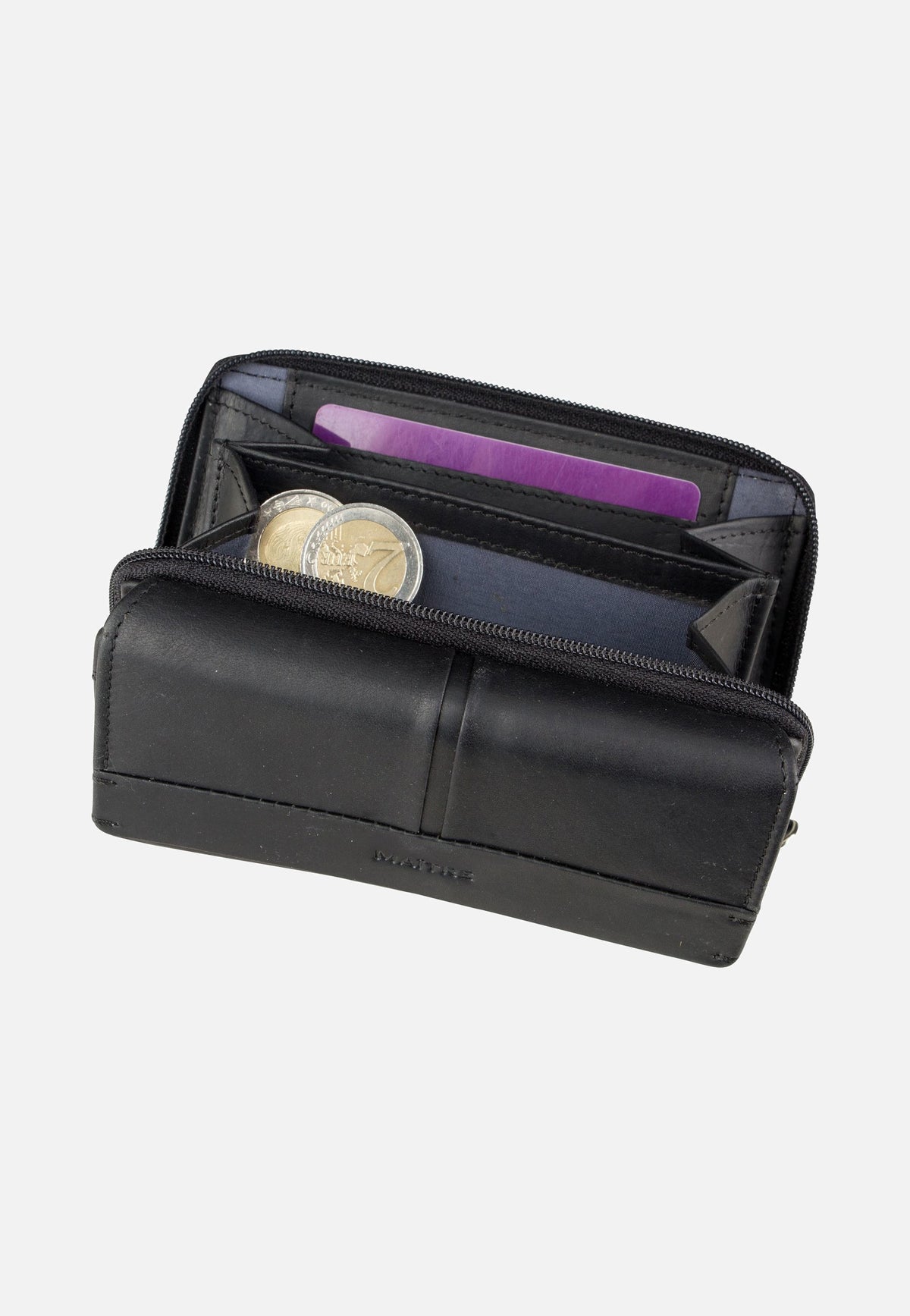 Maître Birkenfeld Diethilde Purse MH14FZ Black Portemonnaie
