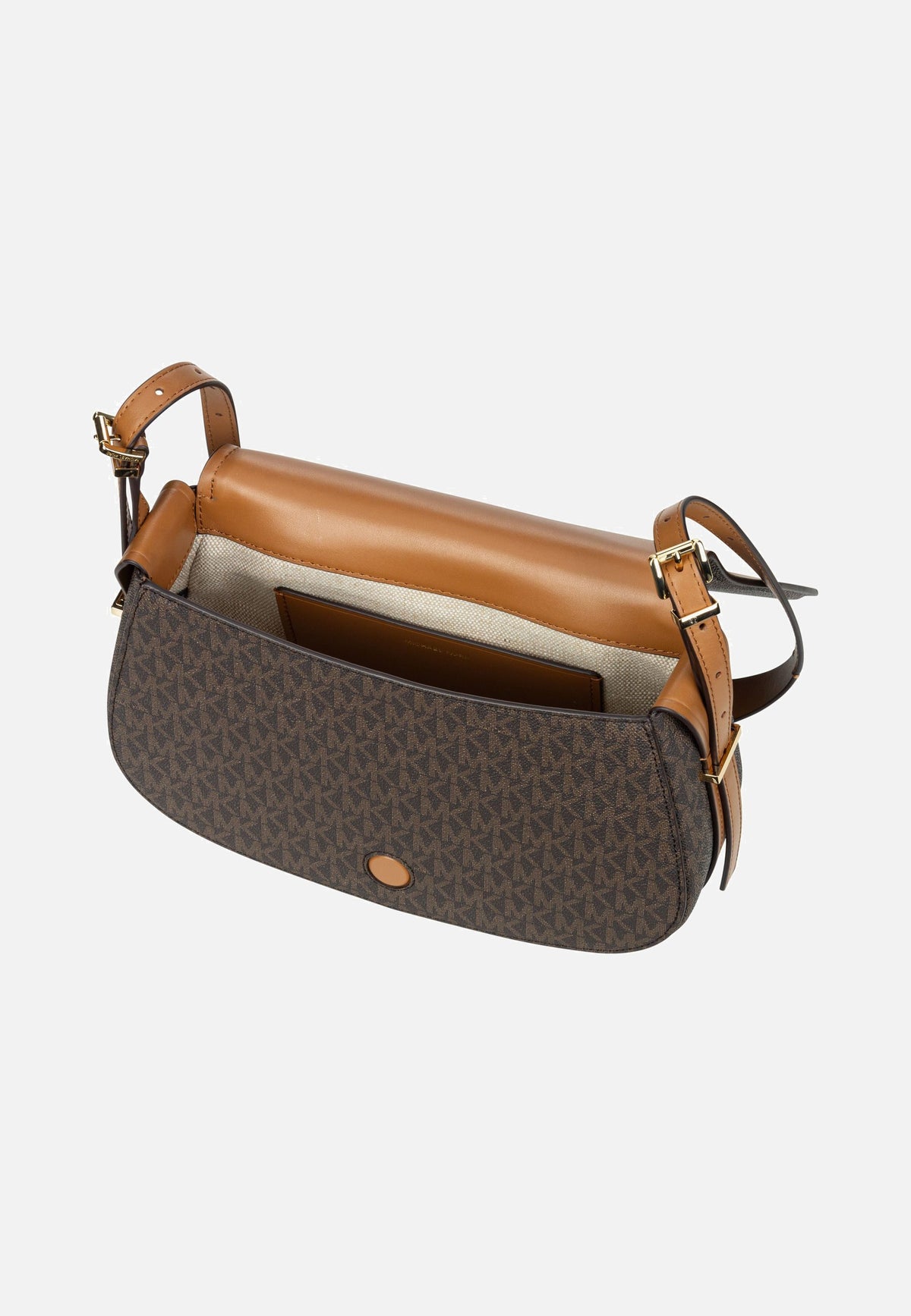 Michael Kors Lydia MD Flap MK SIG Brown/Acorn Schultertasche