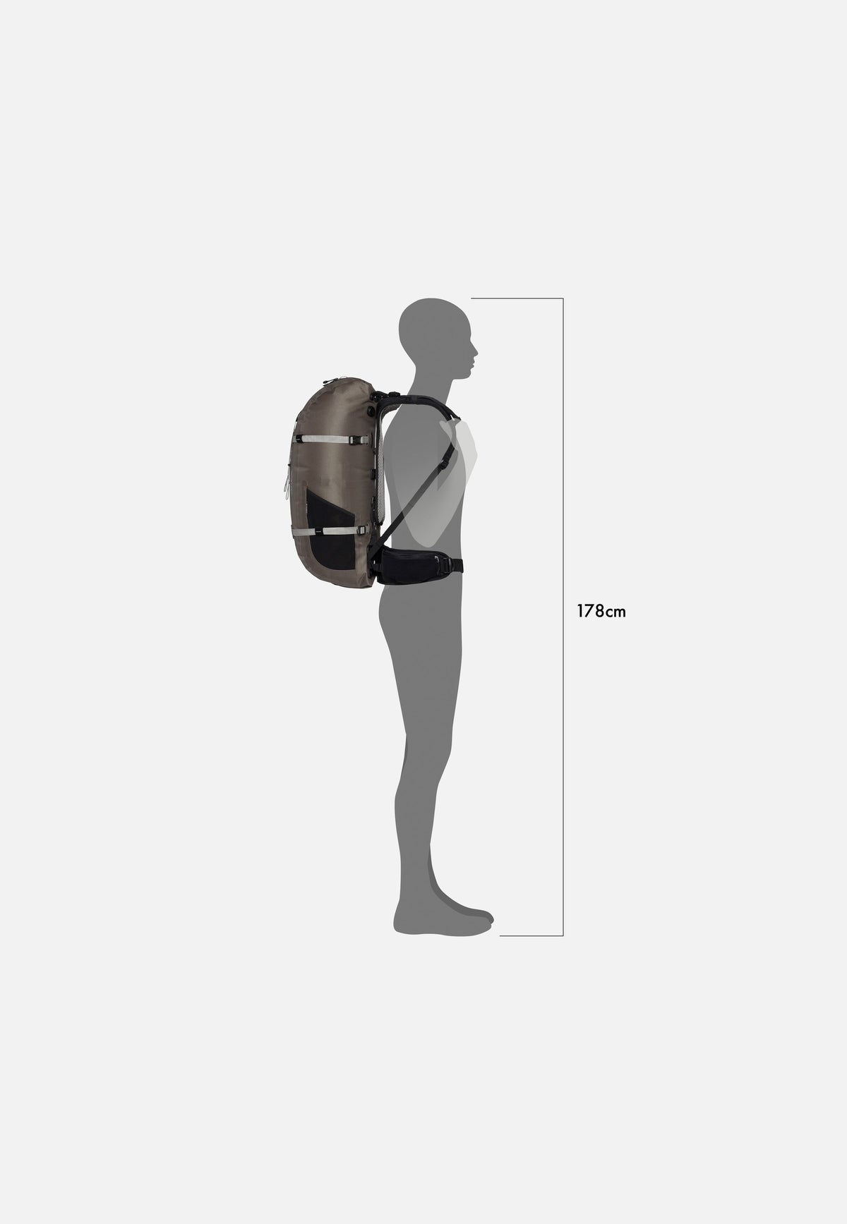 ORTLIEB Atrack 35L Dark Sand Reiserucksack