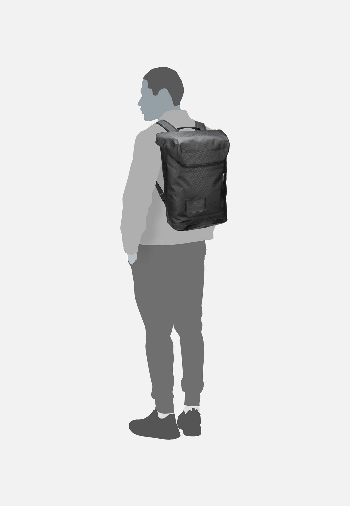 ORTLIEB Soulo Metrosphere Black Embossed Rucksack