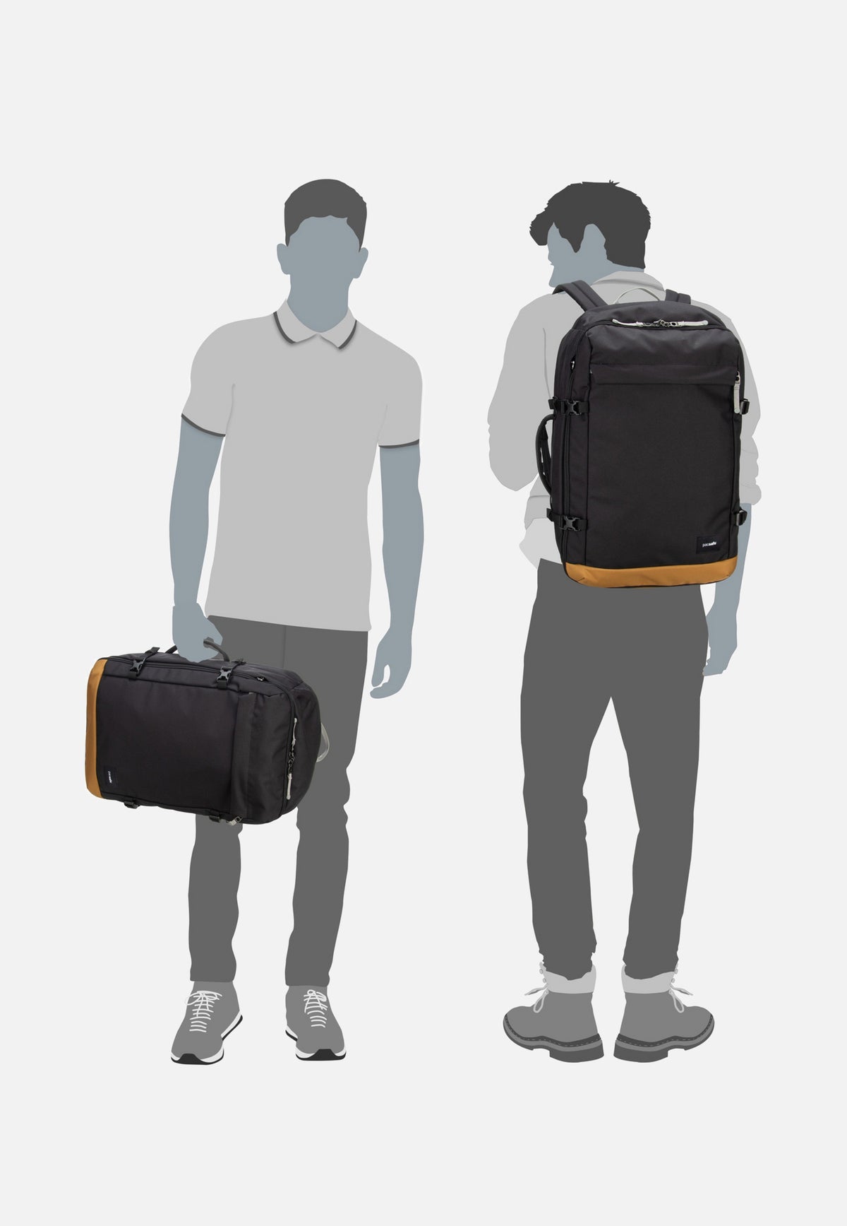 Pacsafe GO 44L Carry-On Fresh Mint Reiserucksack