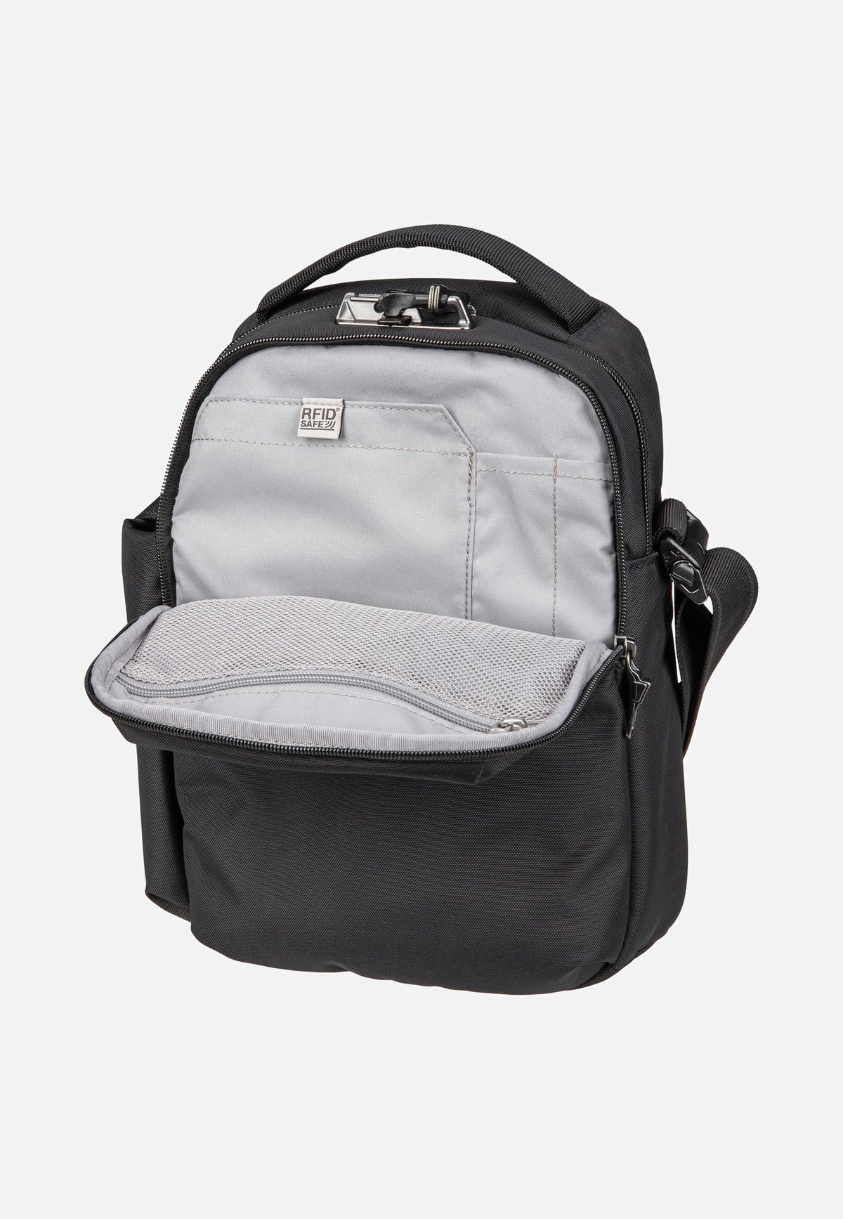 Pacsafe V Tour CB Jet Black Crossbody Bag