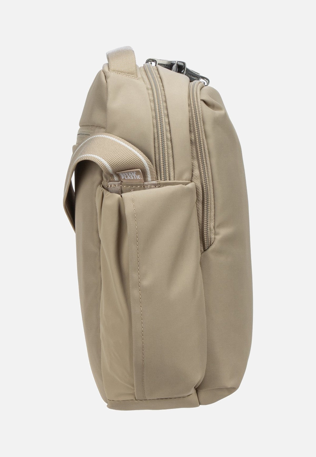 Pacsafe V Tour Beige Crossbody Bag
