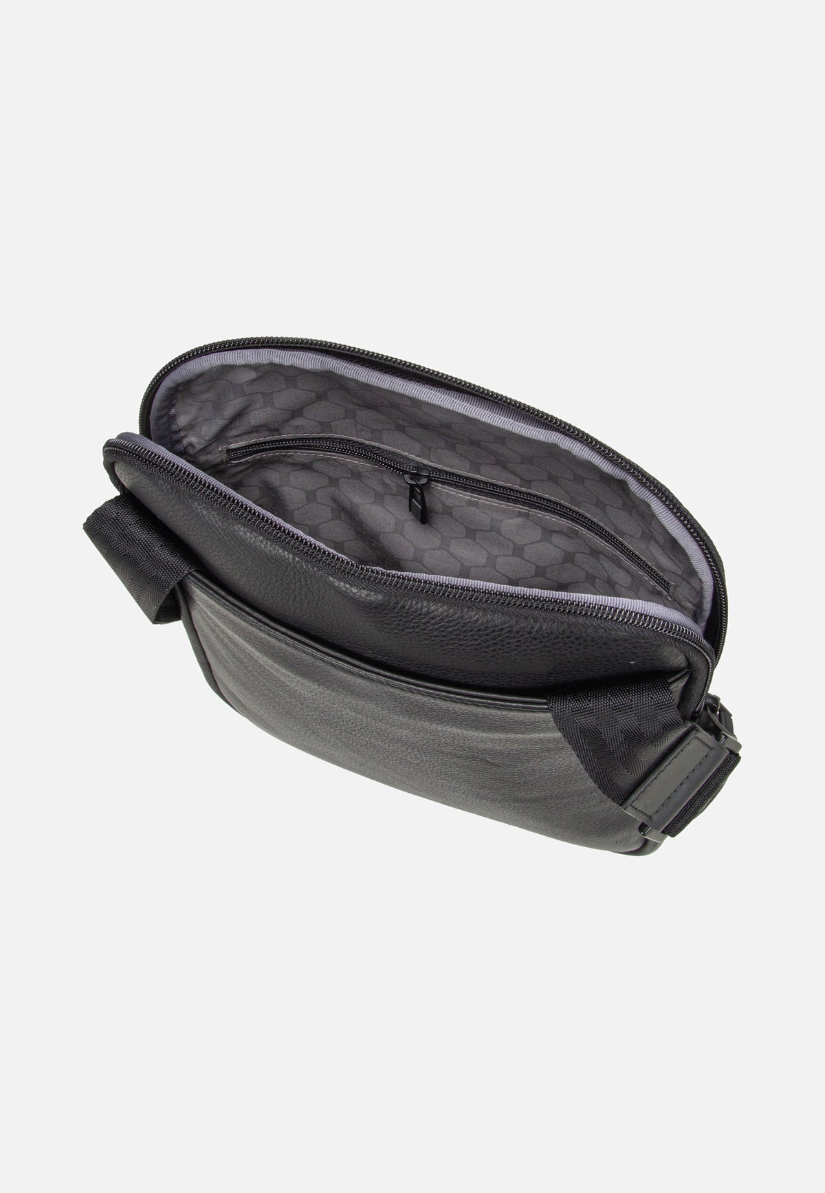 Porsche Design Roadster Leather Evo Shoulder Black Umhängetasche