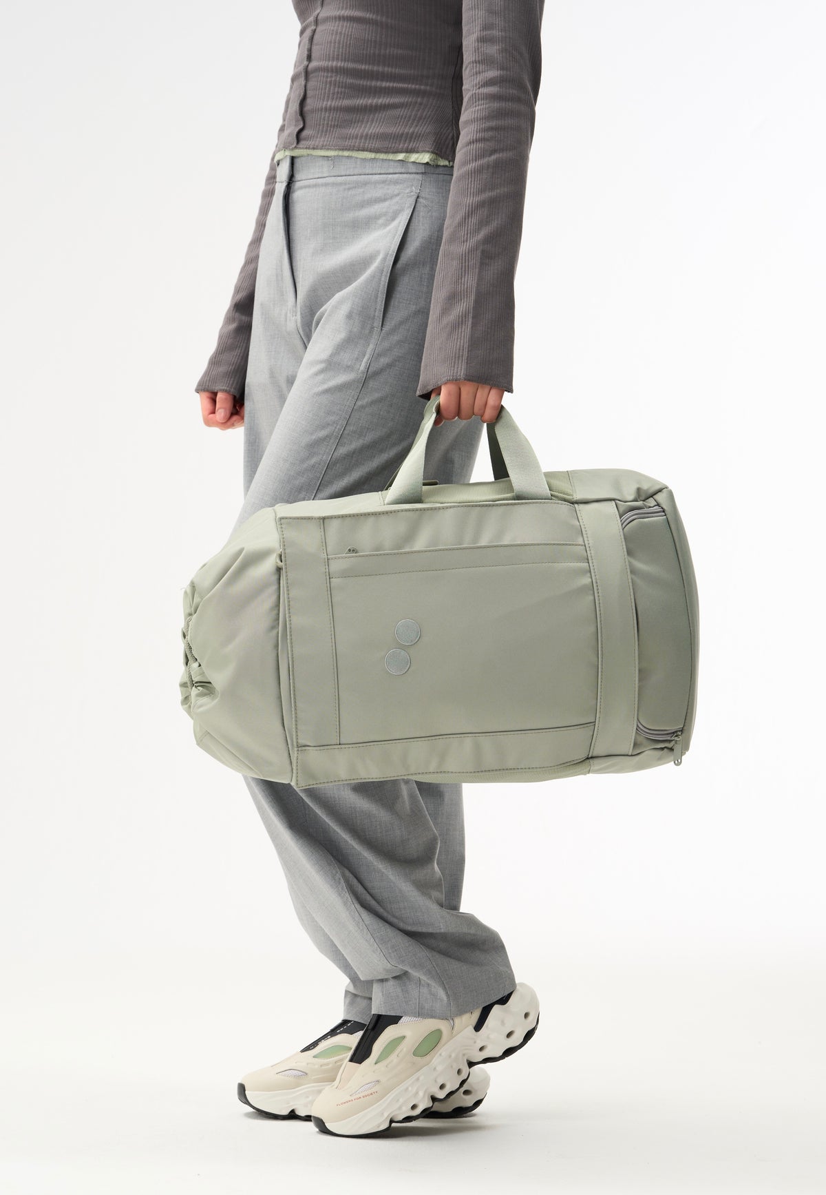 pinqponq Blok Medium Misted Mint Reiserucksack