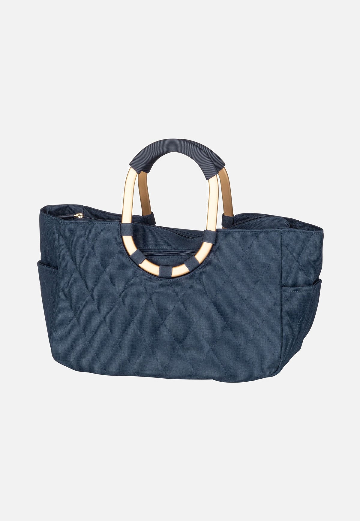 reisenthel Loopshopper M Frame Rhombus Midnight Gold Einkaufskorb
