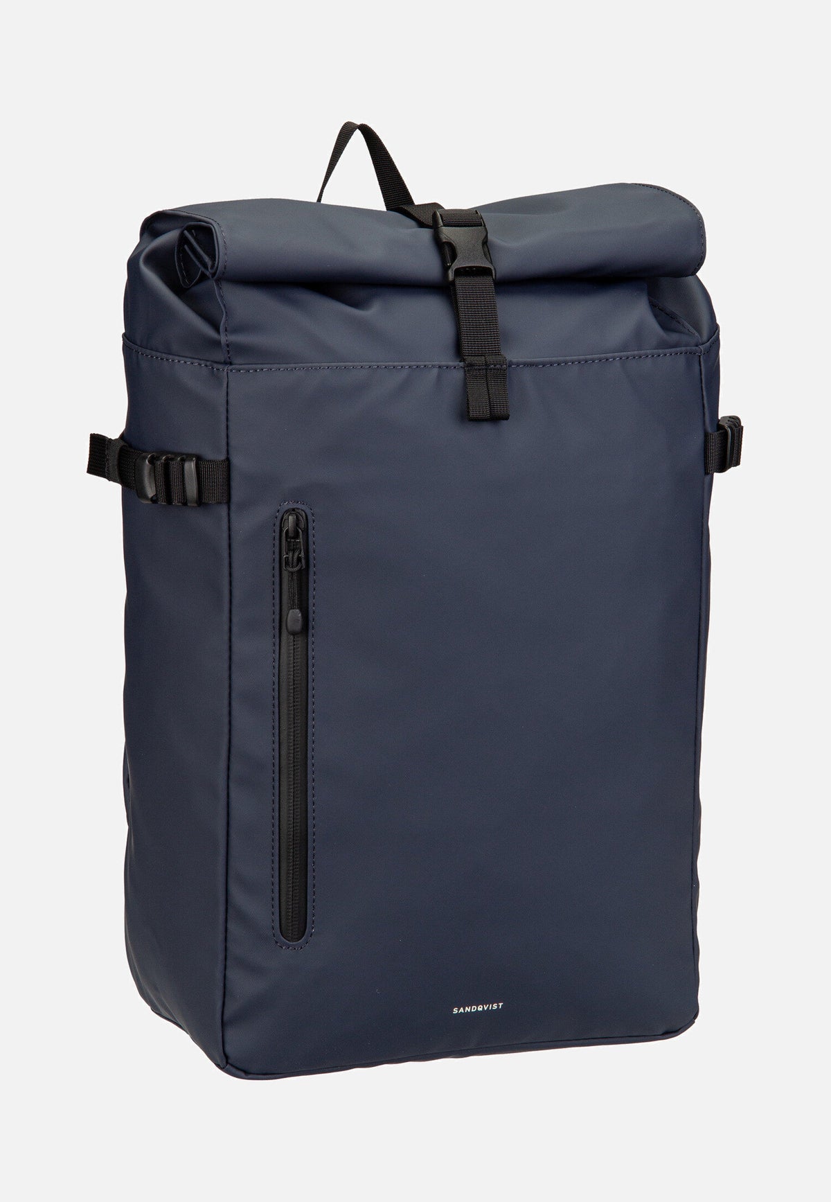 Sandqvist Stream Slim Rolltop M Navy Rucksack