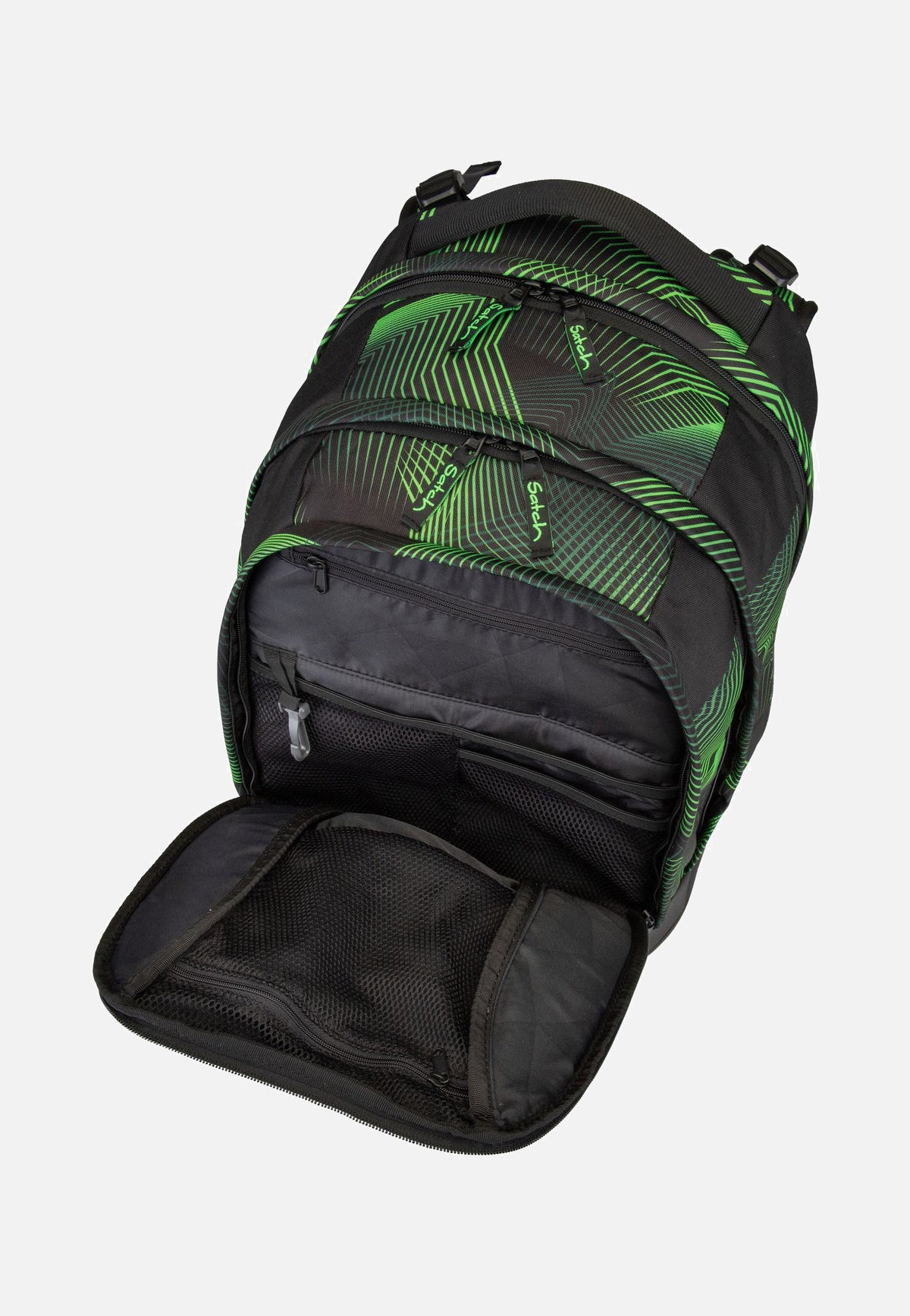 satch satch Pack Seismic Green Schulranzen