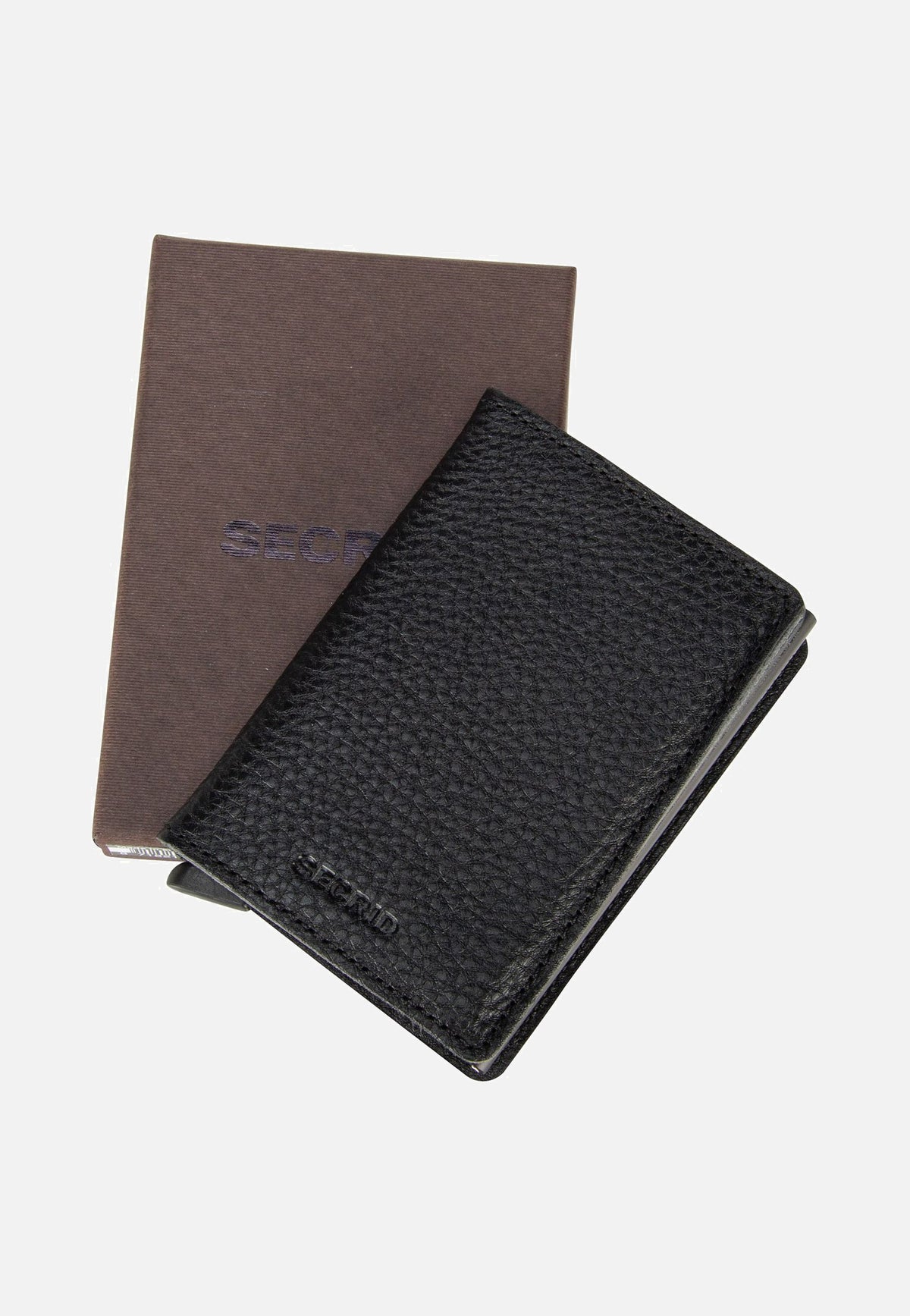 Secrid Slimwallet Veg Tanned Black-Black Portemonnaie