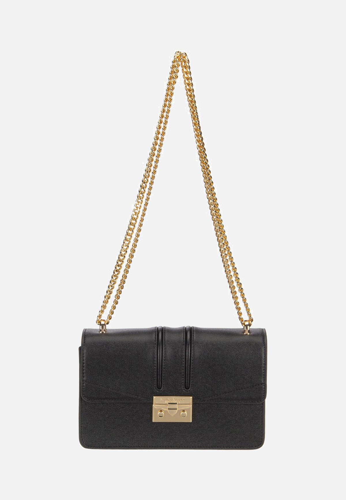 Seidenfelt Roros East-West Black/Gold Abendtasche