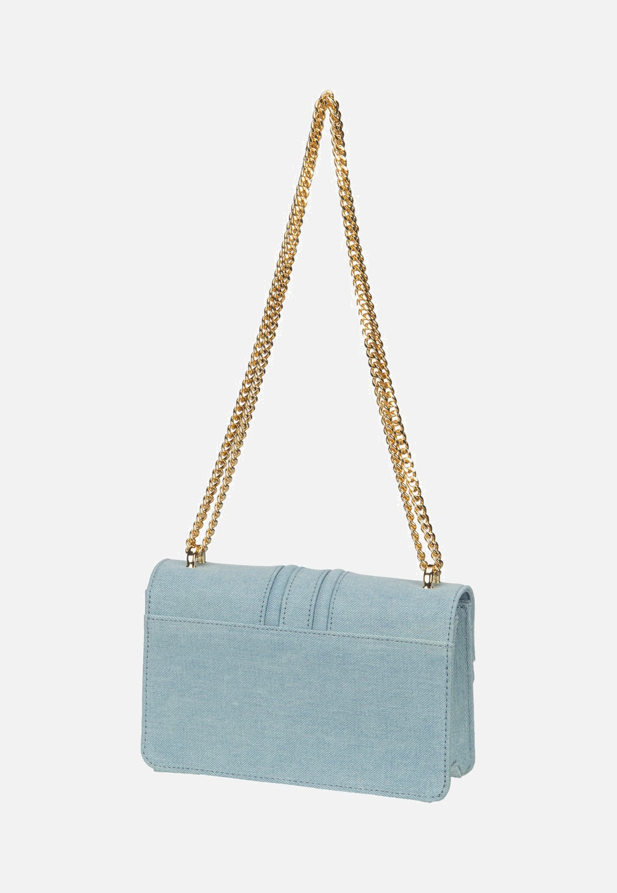 Seidenfelt Roros East-West Denim In Blue Evening Bag