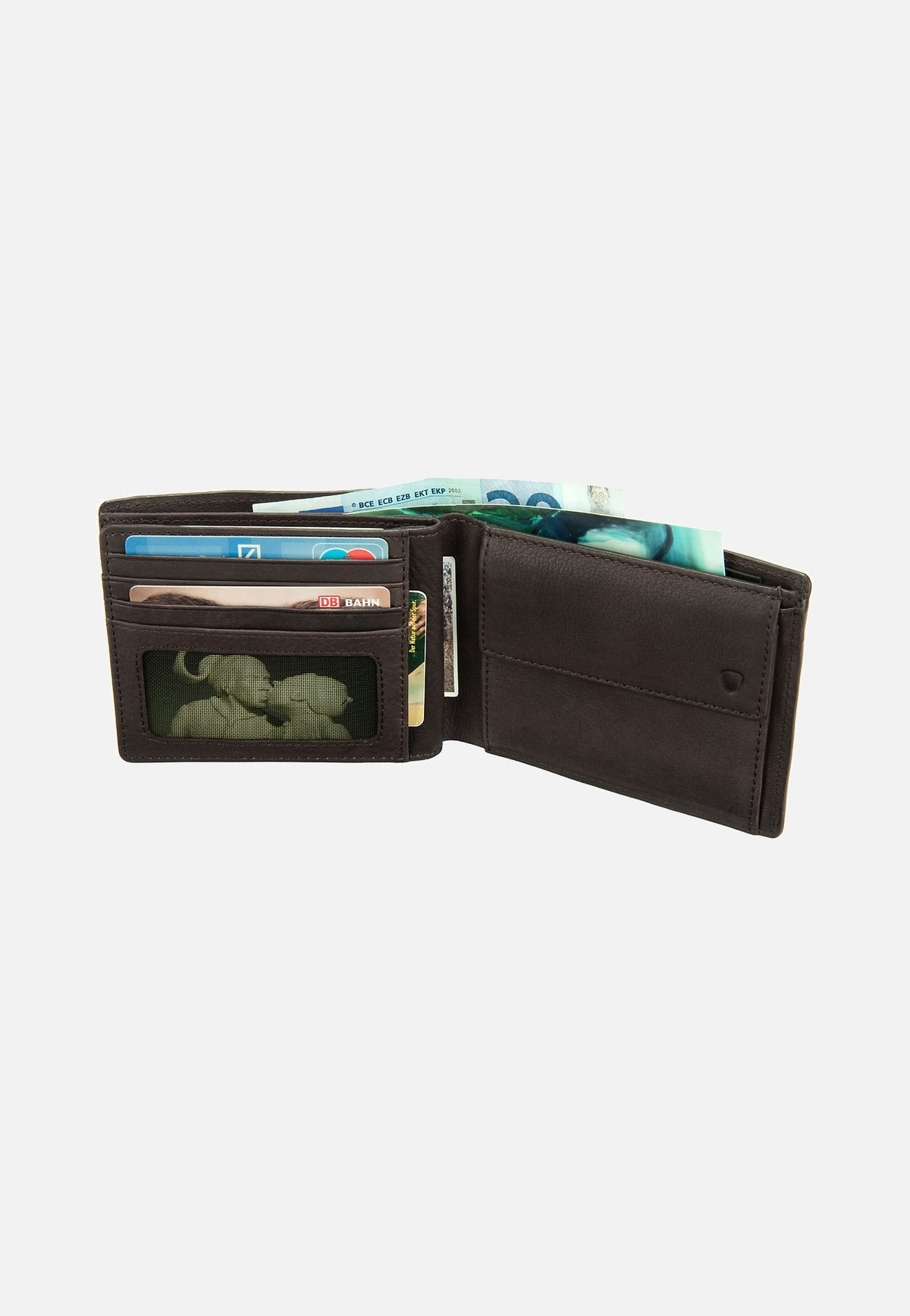 Strellson Harrison Bill Fold 1045 Dark Brown Portemonnaie