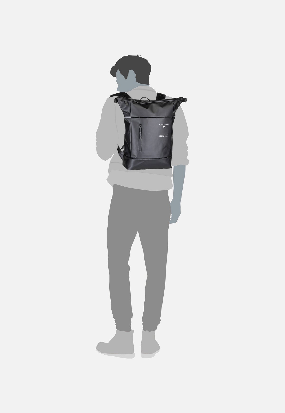 Strellson Stockwell 2.0 Sebastian SVZ Black Rucksack