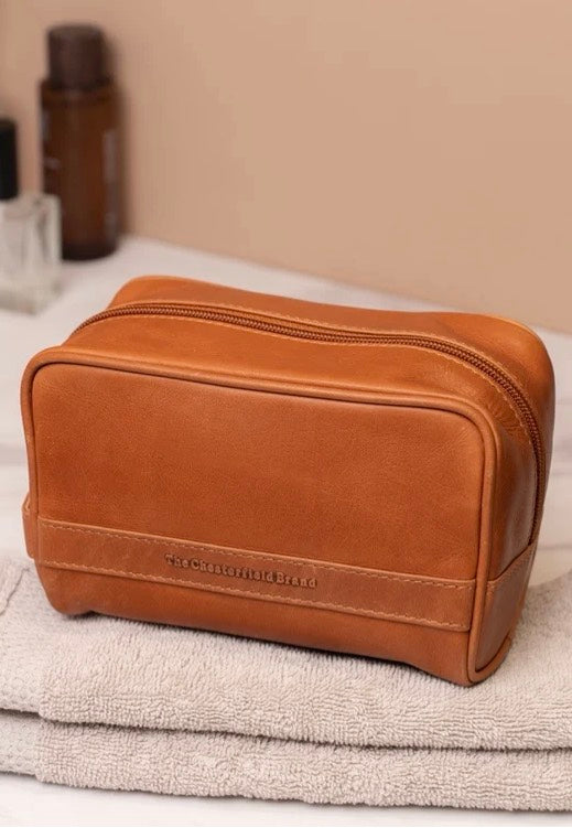 The Chesterfield Brand Tavira 0636 Cognac Kulturbeutel